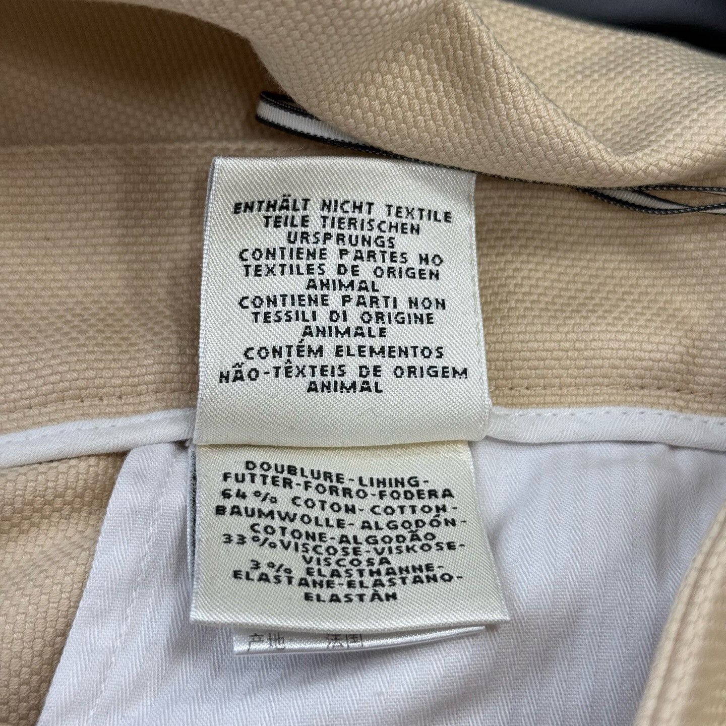 Hermes Hermes Beige Cropped Cuffed Jeans Size 38" / US 16 / IT 52 - 6 Thumbnail