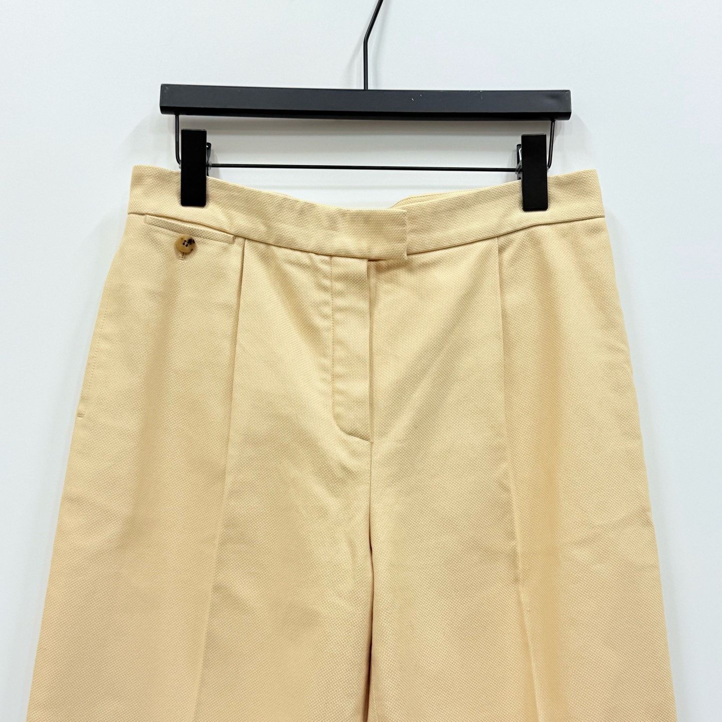 Hermes Hermes Beige Cropped Cuffed Jeans Size 38" / US 16 / IT 52 - 2 Thumbnail