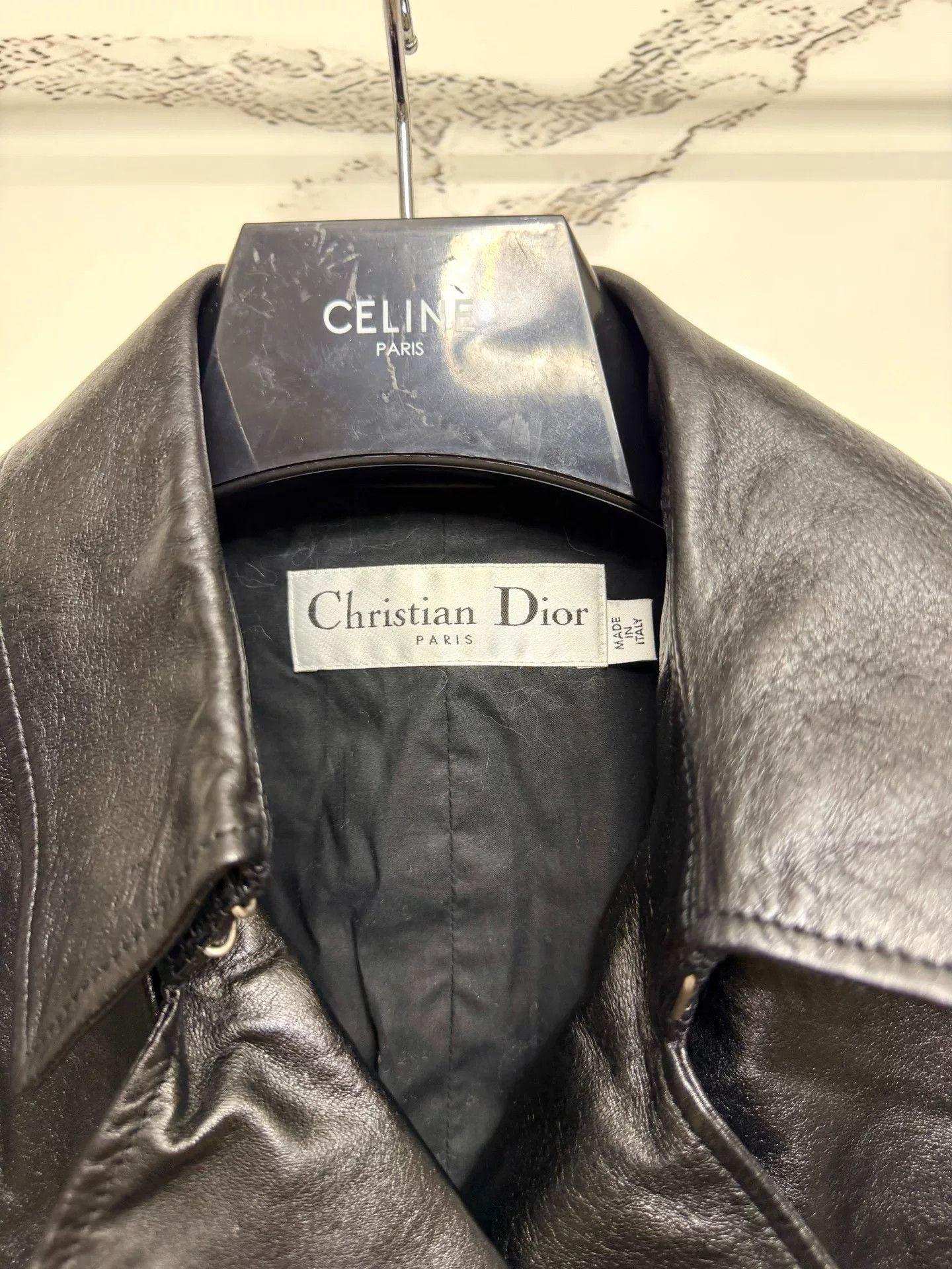 Dior Dior Runway Black Bee Lambskin Trench Size S / US 4 / IT 40 - 2 Thumbnail