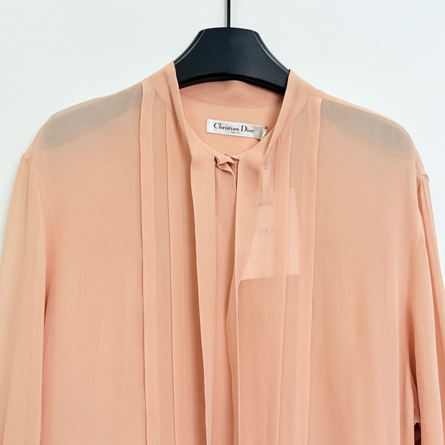 Dior Dior Silk Ribbon Long Shirt Size XS / US 0-2 / IT 36-38 - 2 Thumbnail