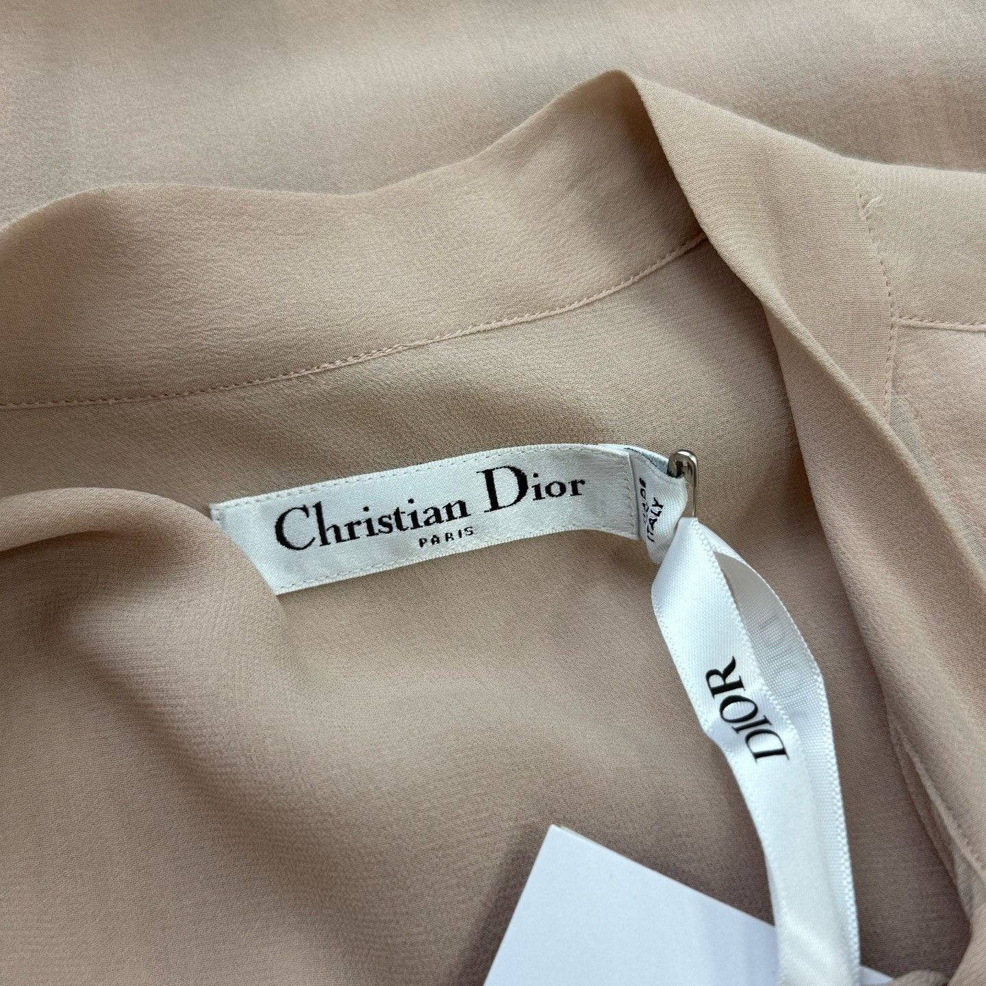 Dior Dior Silk Ribbon Long Shirt Size XS / US 0-2 / IT 36-38 - 4 Thumbnail