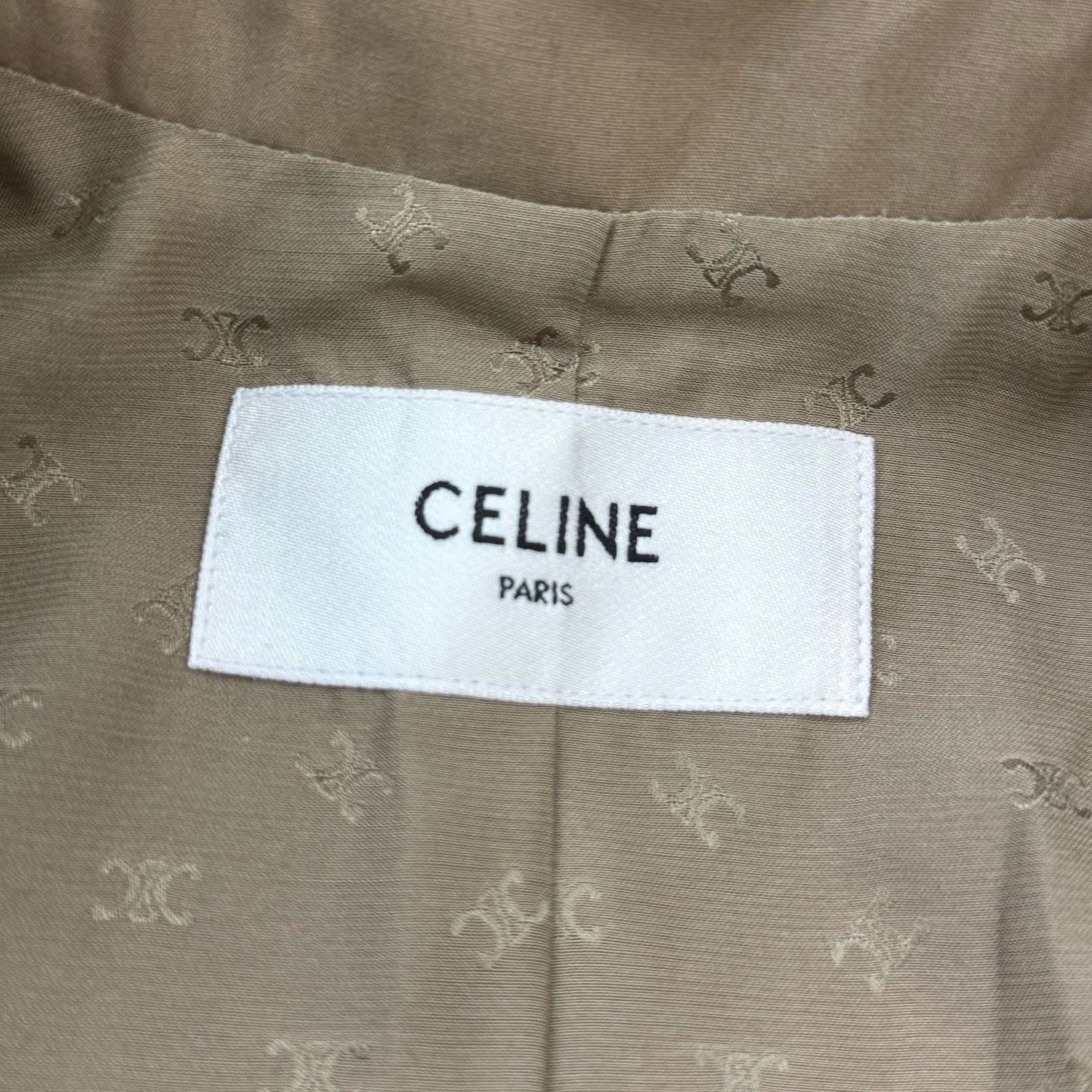 Celine Celine Brown Twill Jacket Size US S / EU 44-46 / 1 - 4 Thumbnail