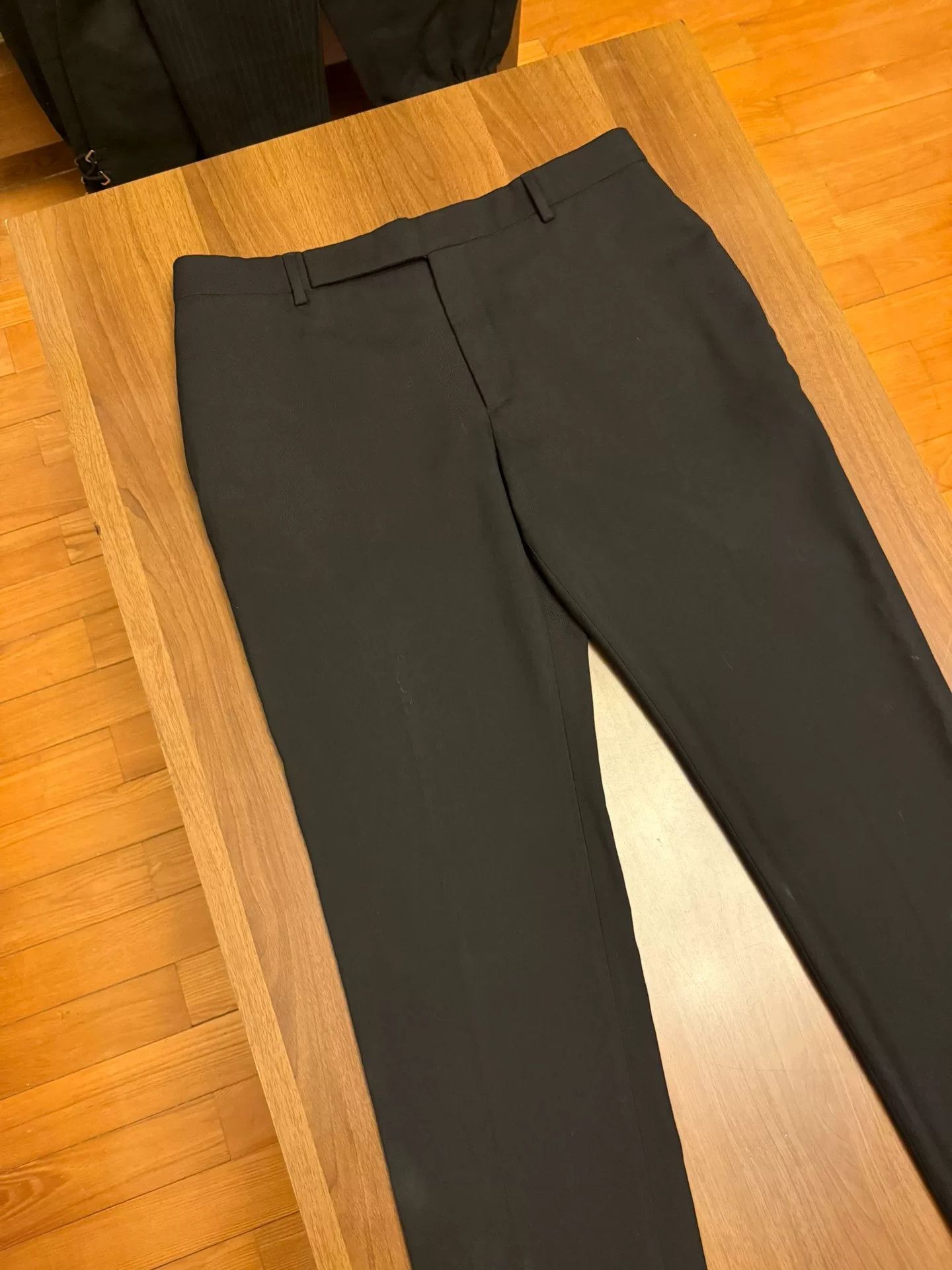 Saint Laurent Paris Saint Laurent 21SS Black Basic Trousers Size US 32 / EU 48 - 2 Thumbnail