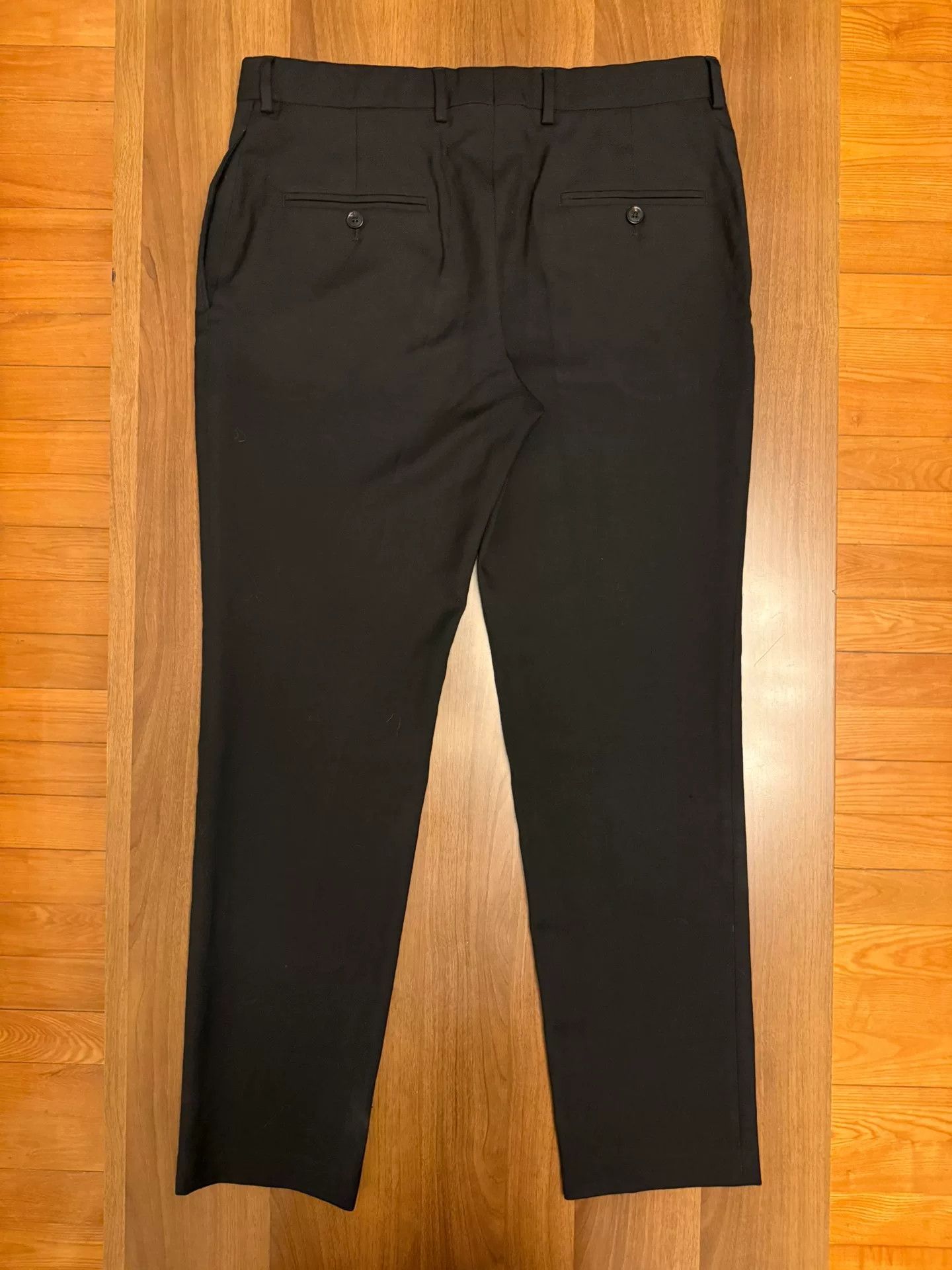 Saint Laurent Paris Saint Laurent 21SS Black Basic Trousers Size US 32 / EU 48 - 4 Thumbnail