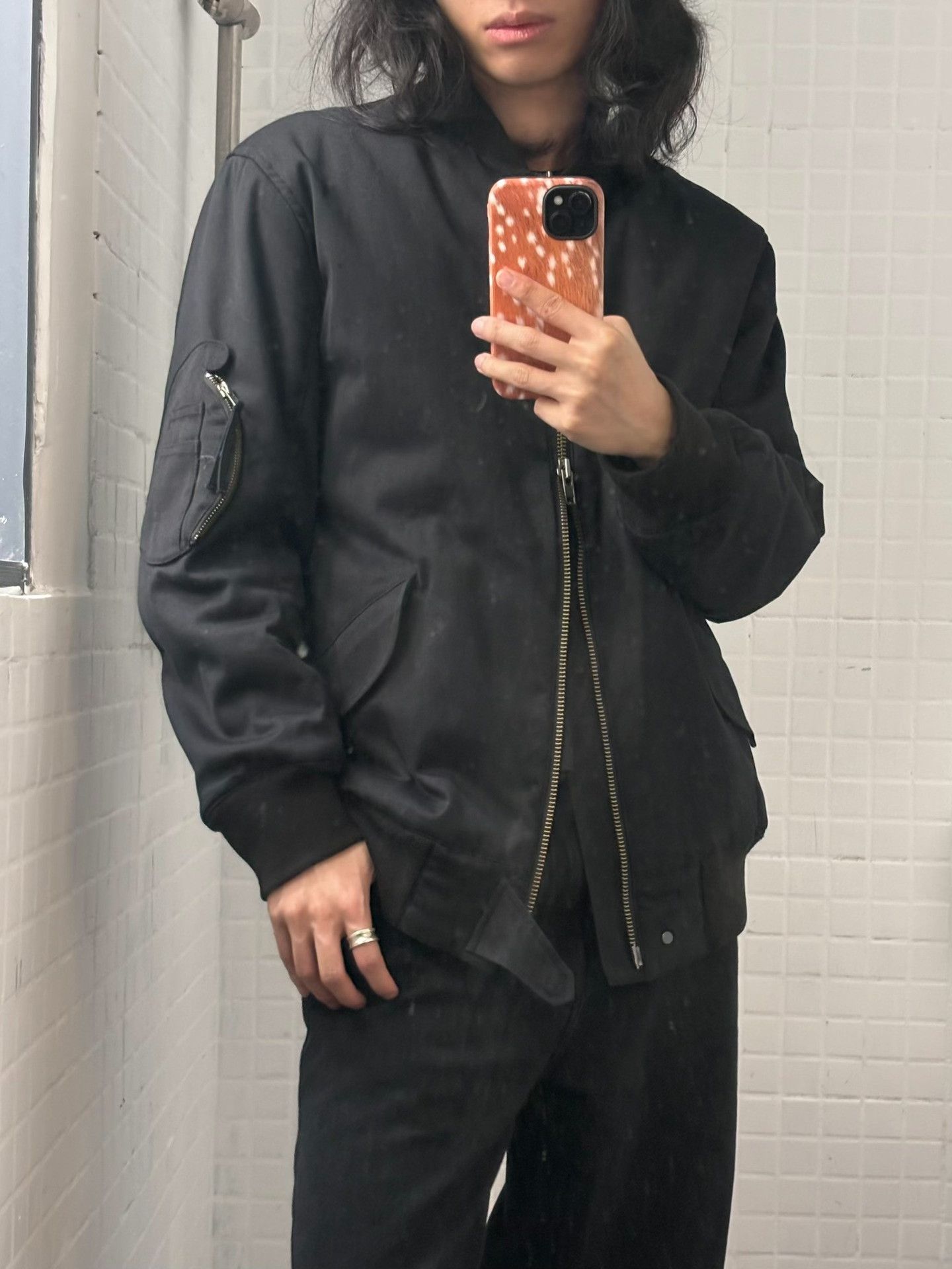 Helmut Lang Helmut Lang 10S Bomber Jacket Size US M / EU 48-50 / 2 - 2 Thumbnail