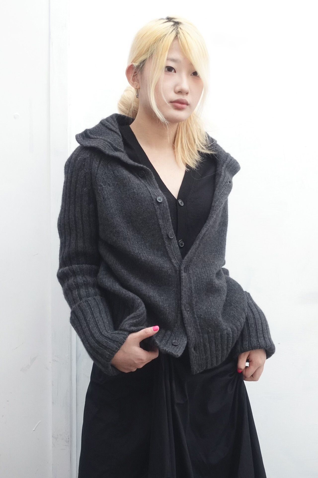 Yohji Yamamoto Yohji Yamamoto Ashen High-Neck Sweater Size M / US 6-8 / IT 42-44 - 2 Thumbnail
