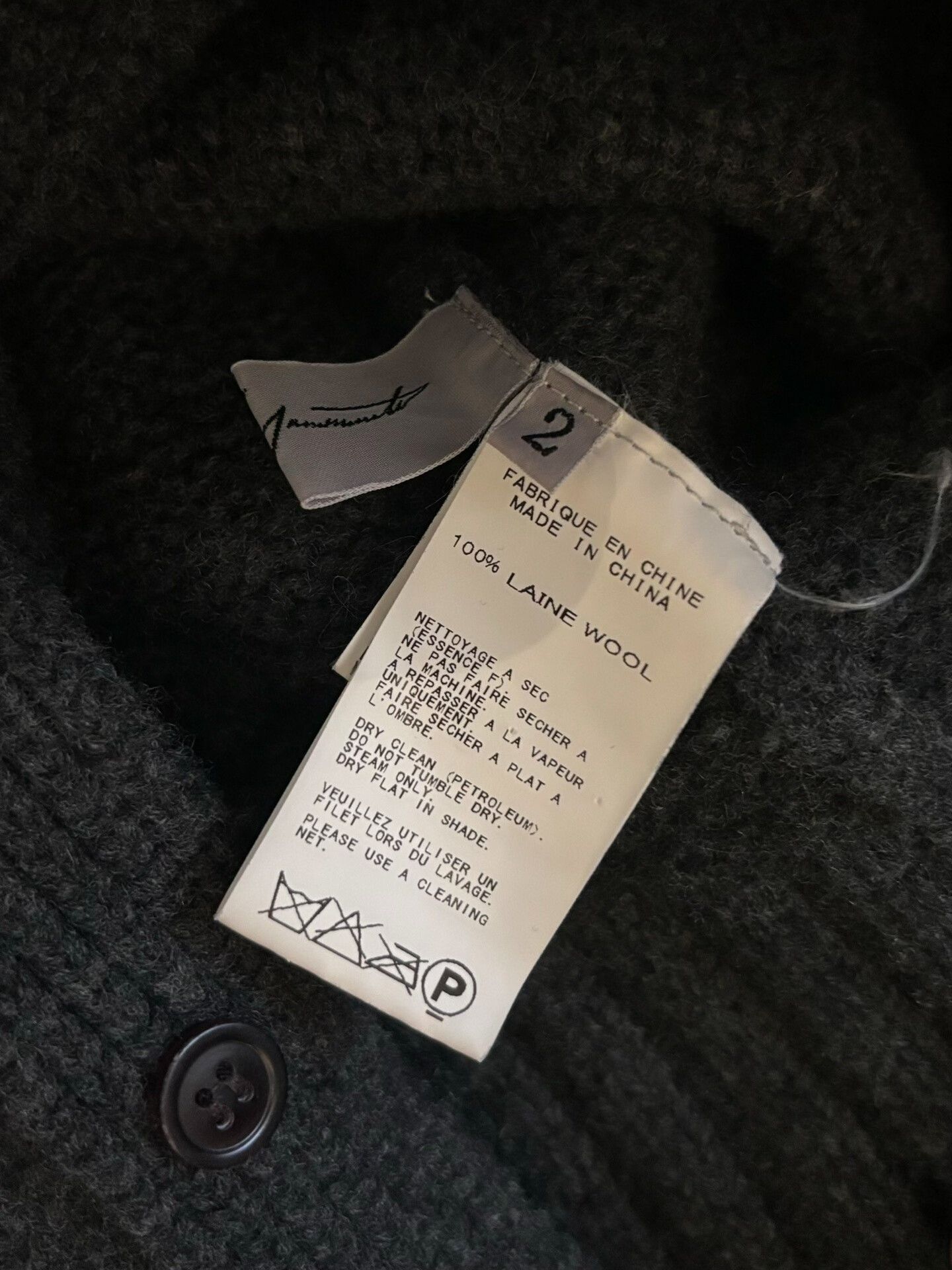 Yohji Yamamoto Yohji Yamamoto Ashen High-Neck Sweater Size M / US 6-8 / IT 42-44 - 6 Thumbnail