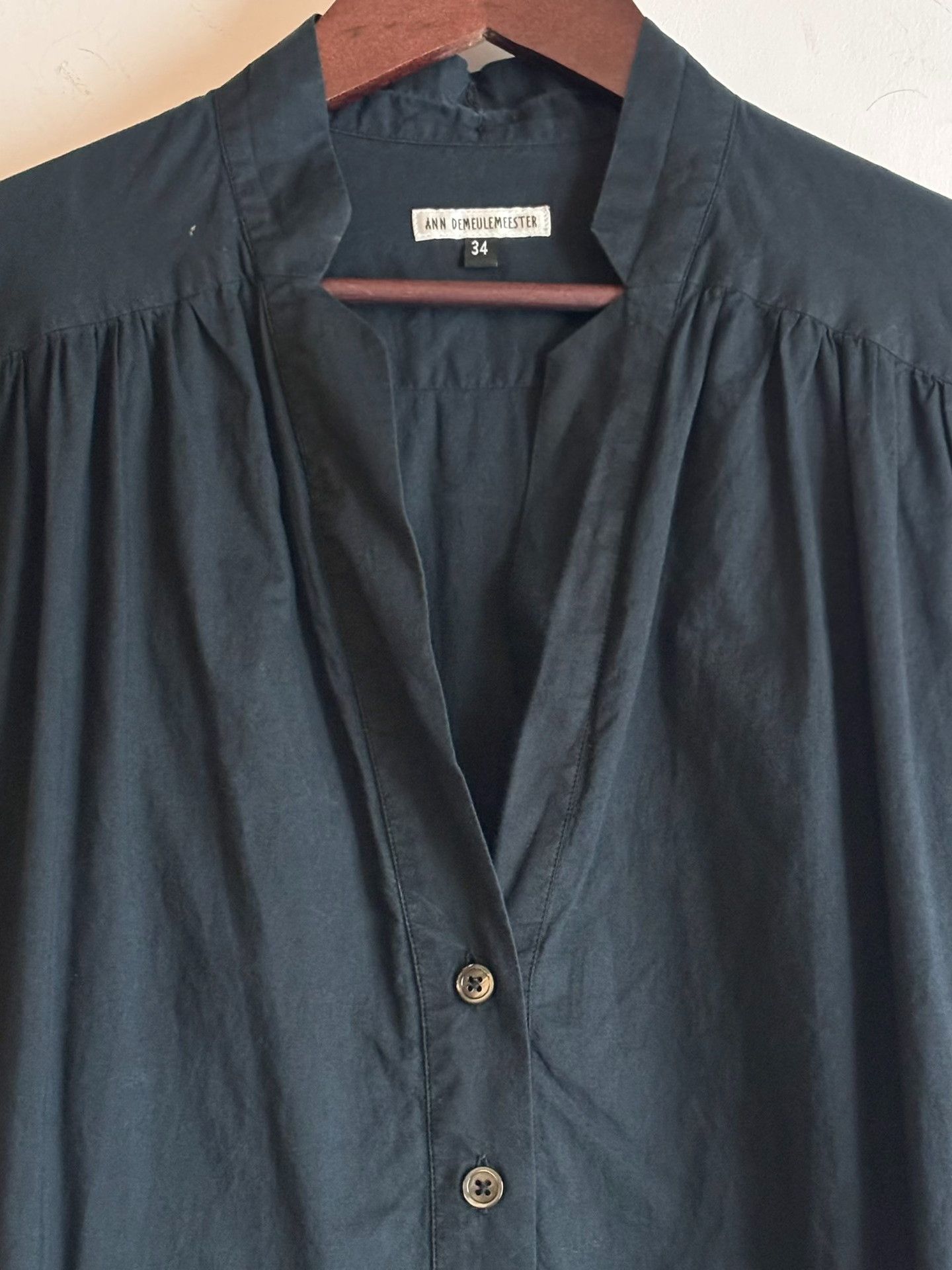 Ann Demeulemeester Ann Demeulemeester Waist-Tie Long Shirt Size XXS / US 00 / IT 34 - 5 Thumbnail