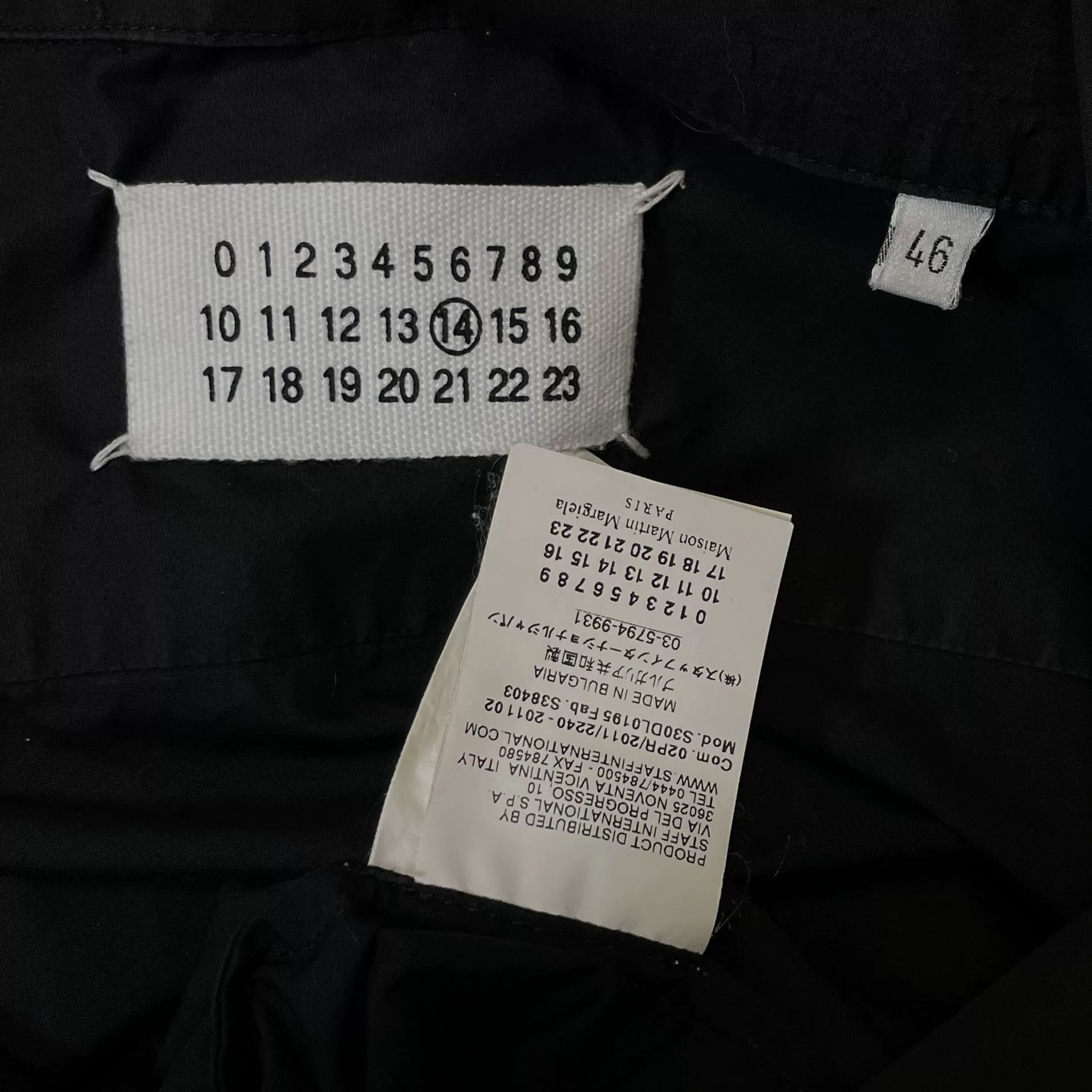 Maison Margiela Maison Martin Margiela S/S11 Black Shirt Size US S / EU 44-46 / 1 - 5 Thumbnail