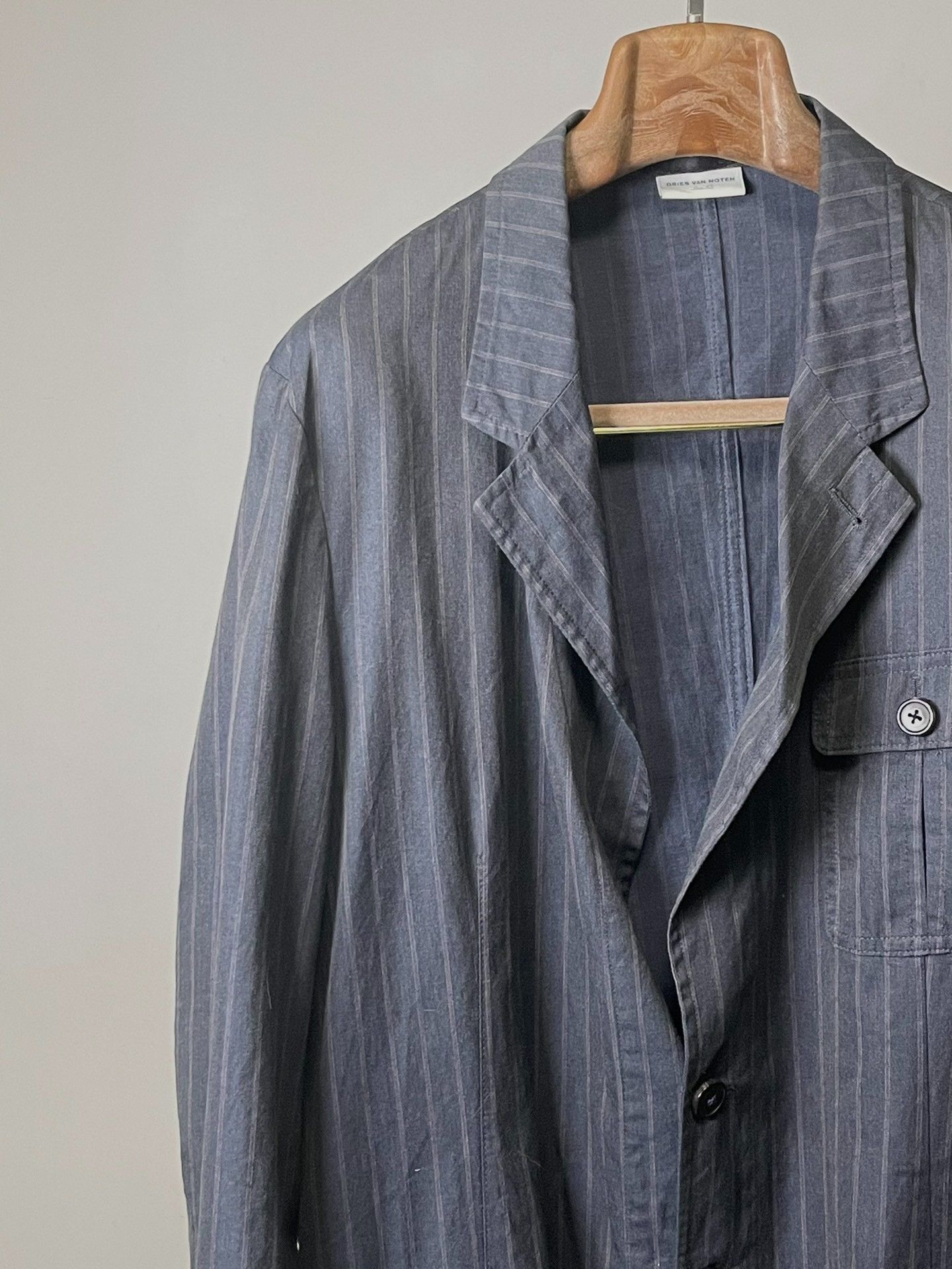 Dries Van Noten Dries Van Noten Distressed Craftsman Suit Size US L / EU 52-54 / 3 - 3 Thumbnail