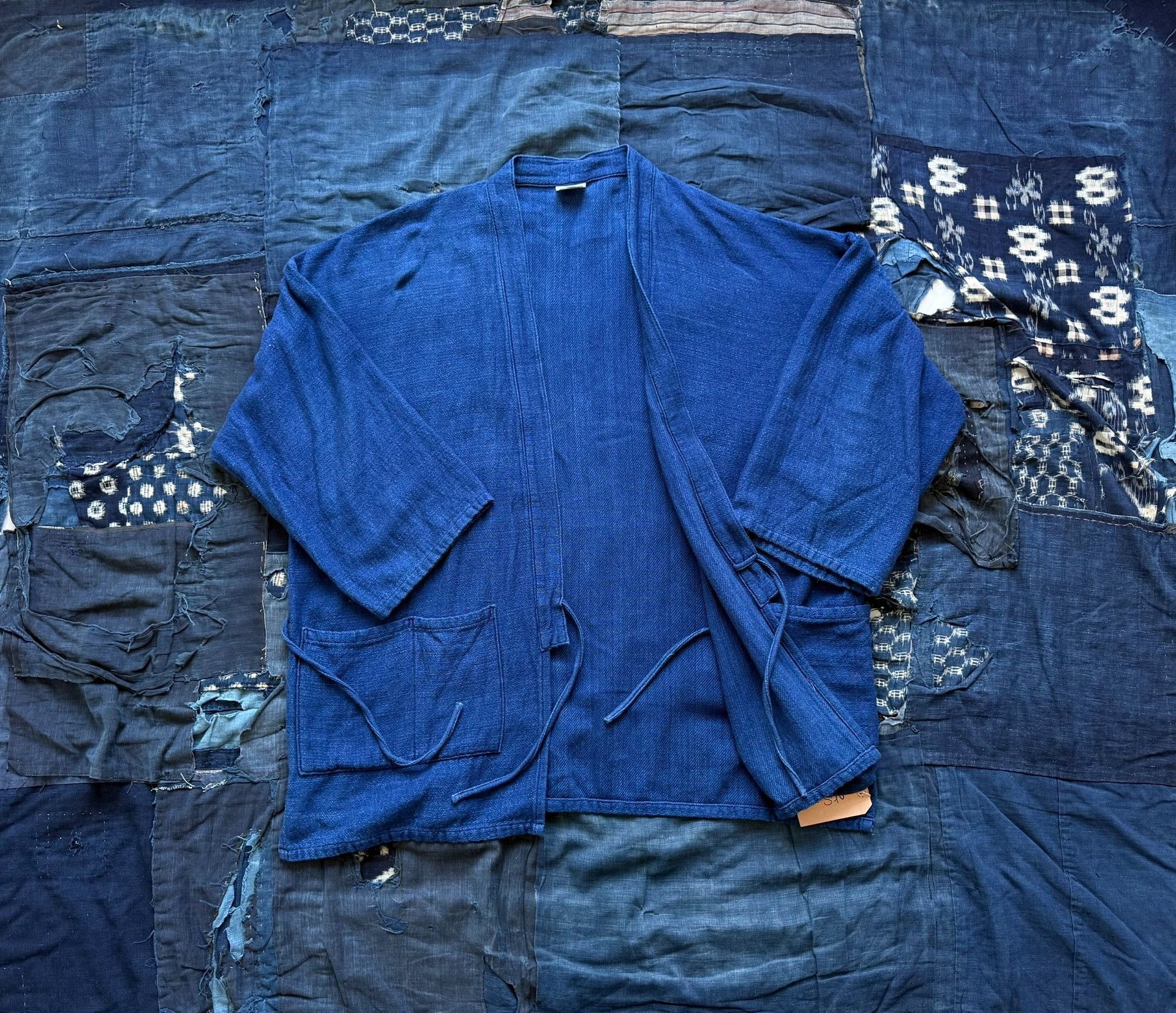 Orslow Orslow Takumi Indigo Dye Robe Cardigan Size US M / EU 48-50 / 2 - 2 Thumbnail