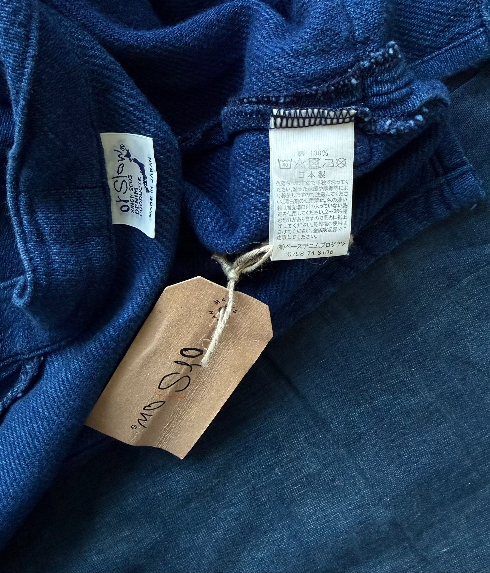 Orslow Orslow Takumi Indigo Dye Robe Cardigan Size US M / EU 48-50 / 2 - 9 Thumbnail