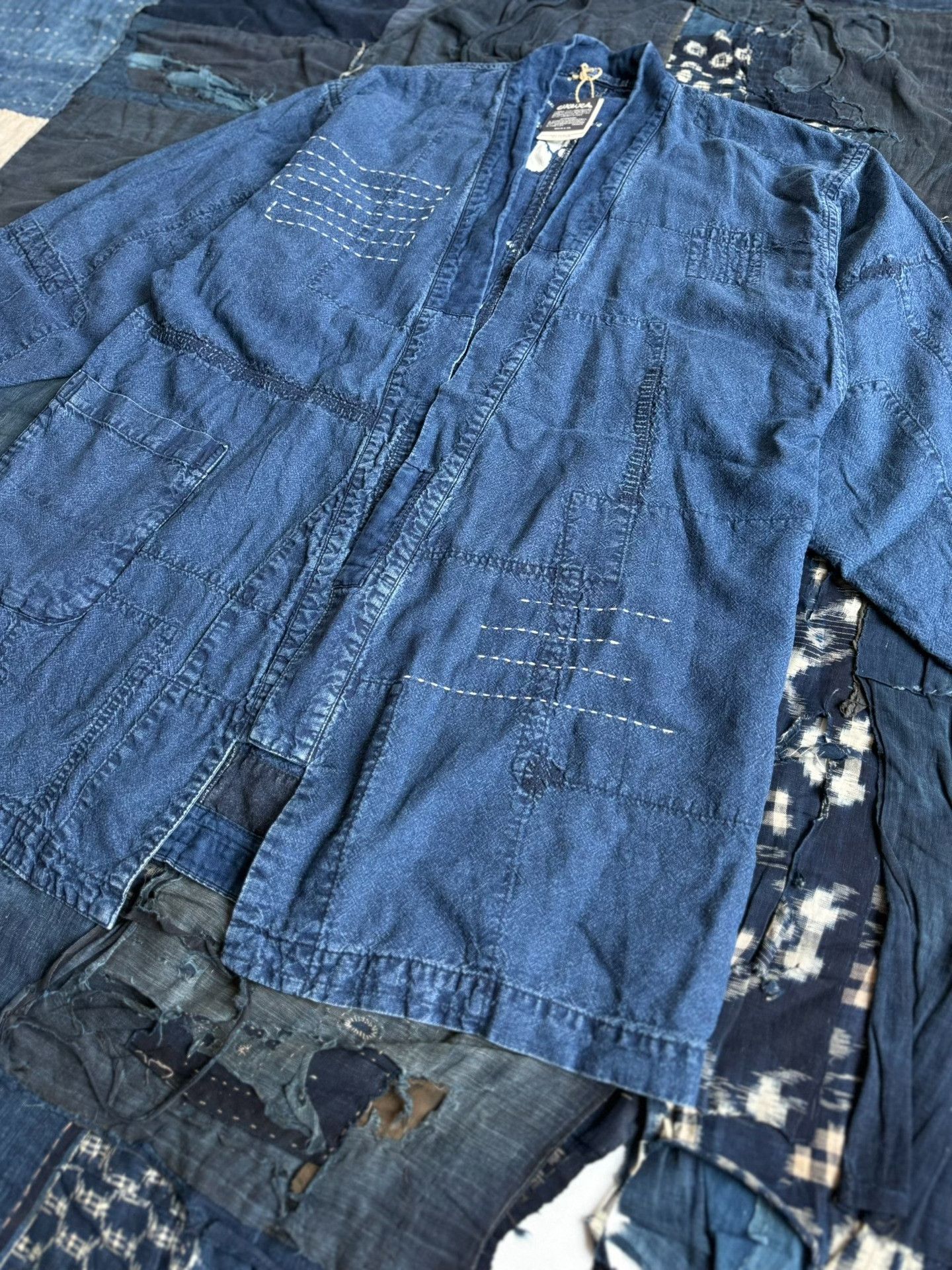 Blue Blue Japan Blue Blue Japan Indigo Dyed Robe Coat Size US M / EU 48-50 / 2 - 5 Thumbnail
