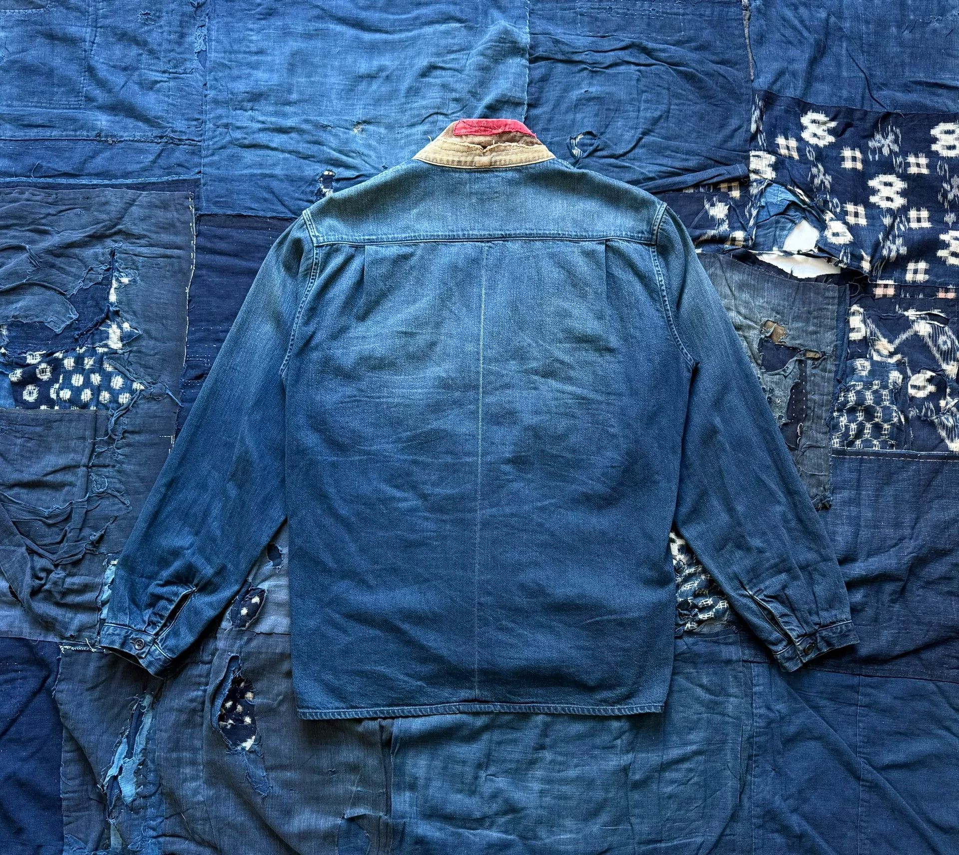 Kapital Kountry KAPITAL COUNTRY EK-759 Distressed Patchwork Jacket Size US XL / EU 56 / 4 - 3 Thumbnail