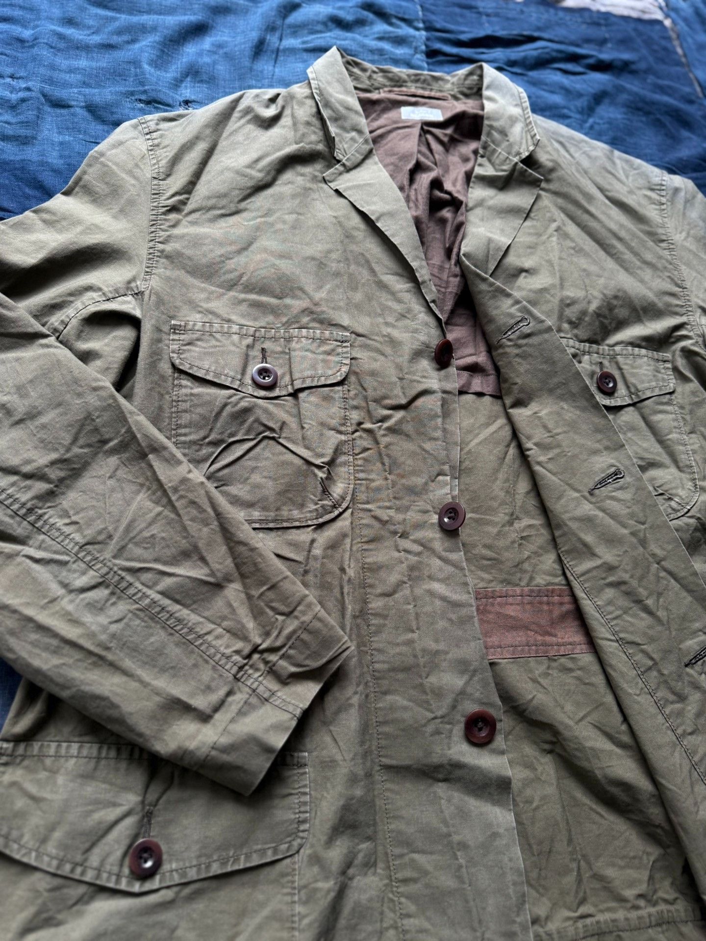 Kolor KOLOR Distressed Four-Pocket Utility Jacket Size US M / EU 48-50 / 2 - 7 Thumbnail