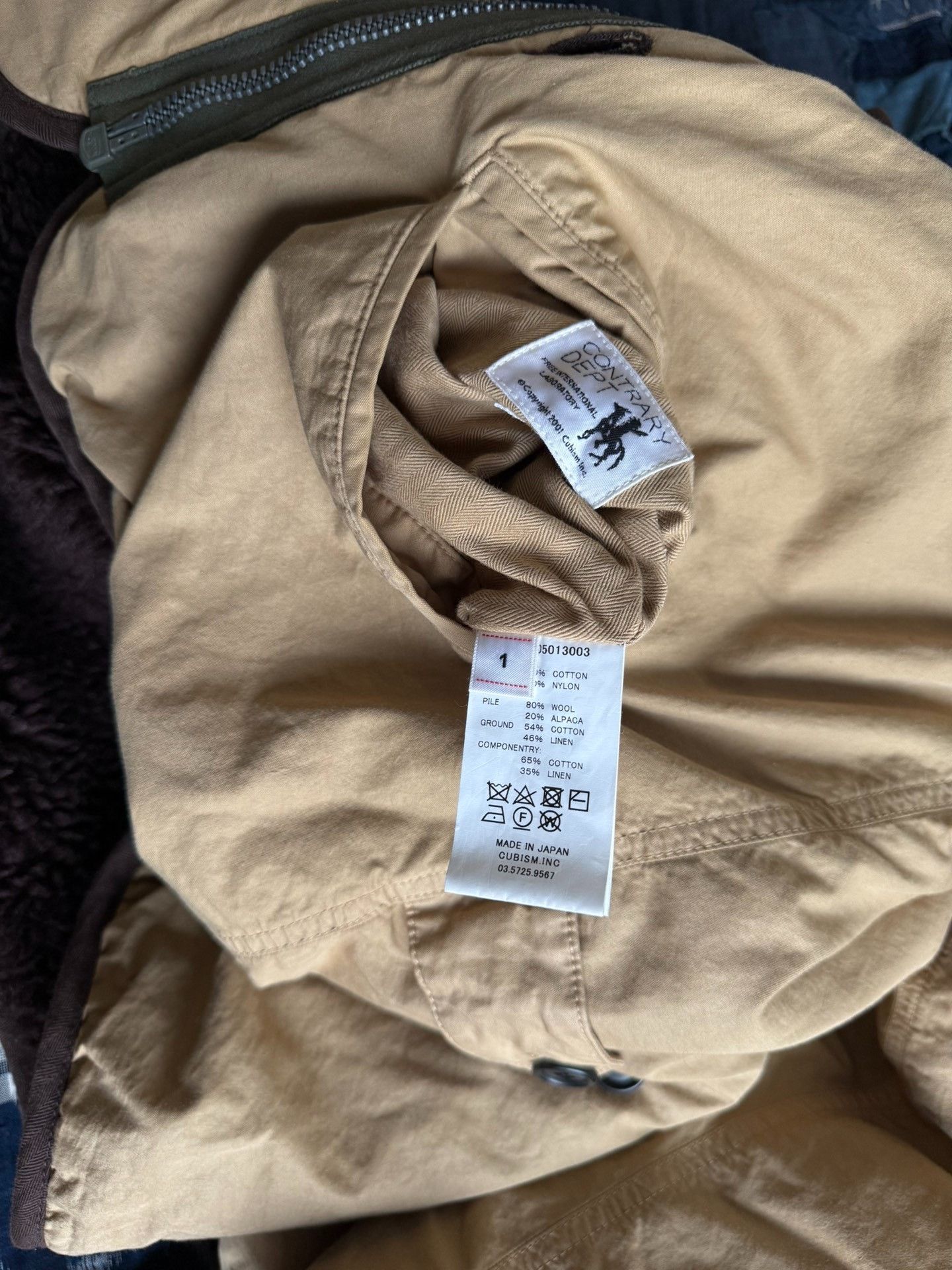 Visvim VISVIM 18AW CONTRARY DEPT IRIS LINER JKT Size US S / EU 44-46 / 1 - 9 Thumbnail