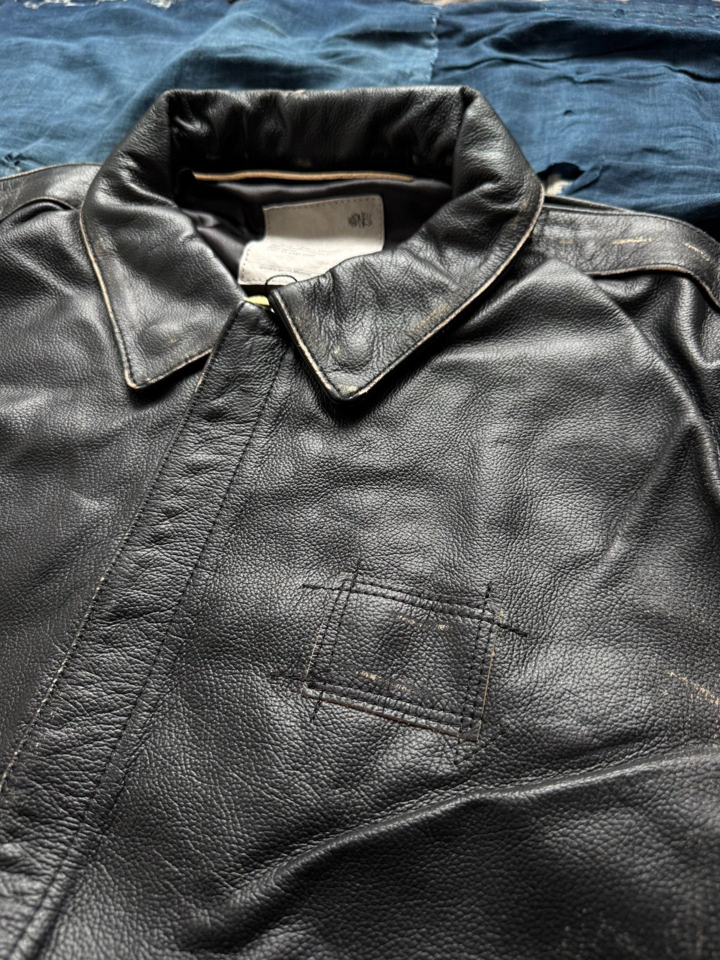Madness MADNESS Leather A2 Aviator Jacket Size US L / EU 52-54 / 3 - 6 Thumbnail