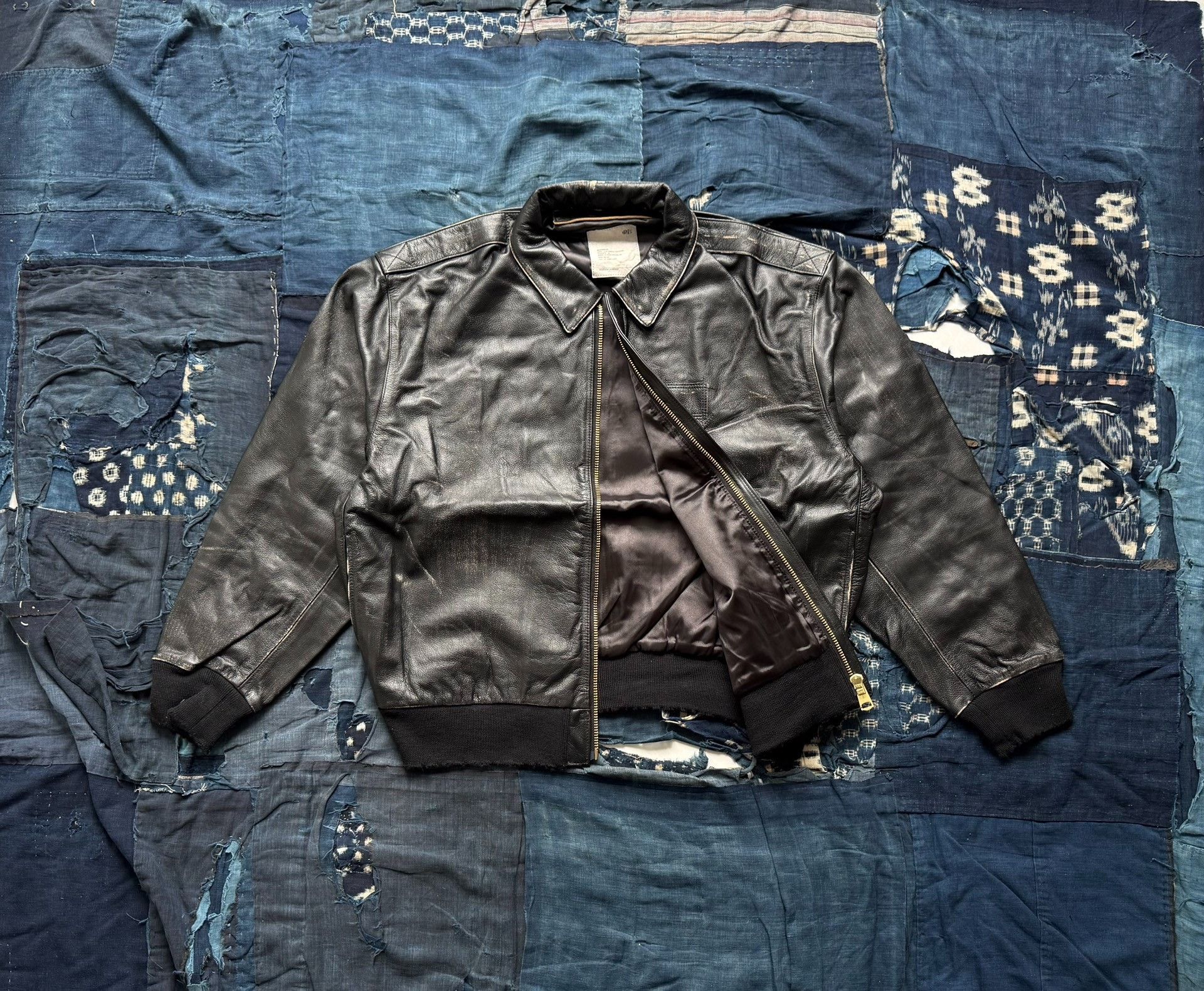 Madness MADNESS Leather A2 Aviator Jacket Size US L / EU 52-54 / 3 - 2 Thumbnail