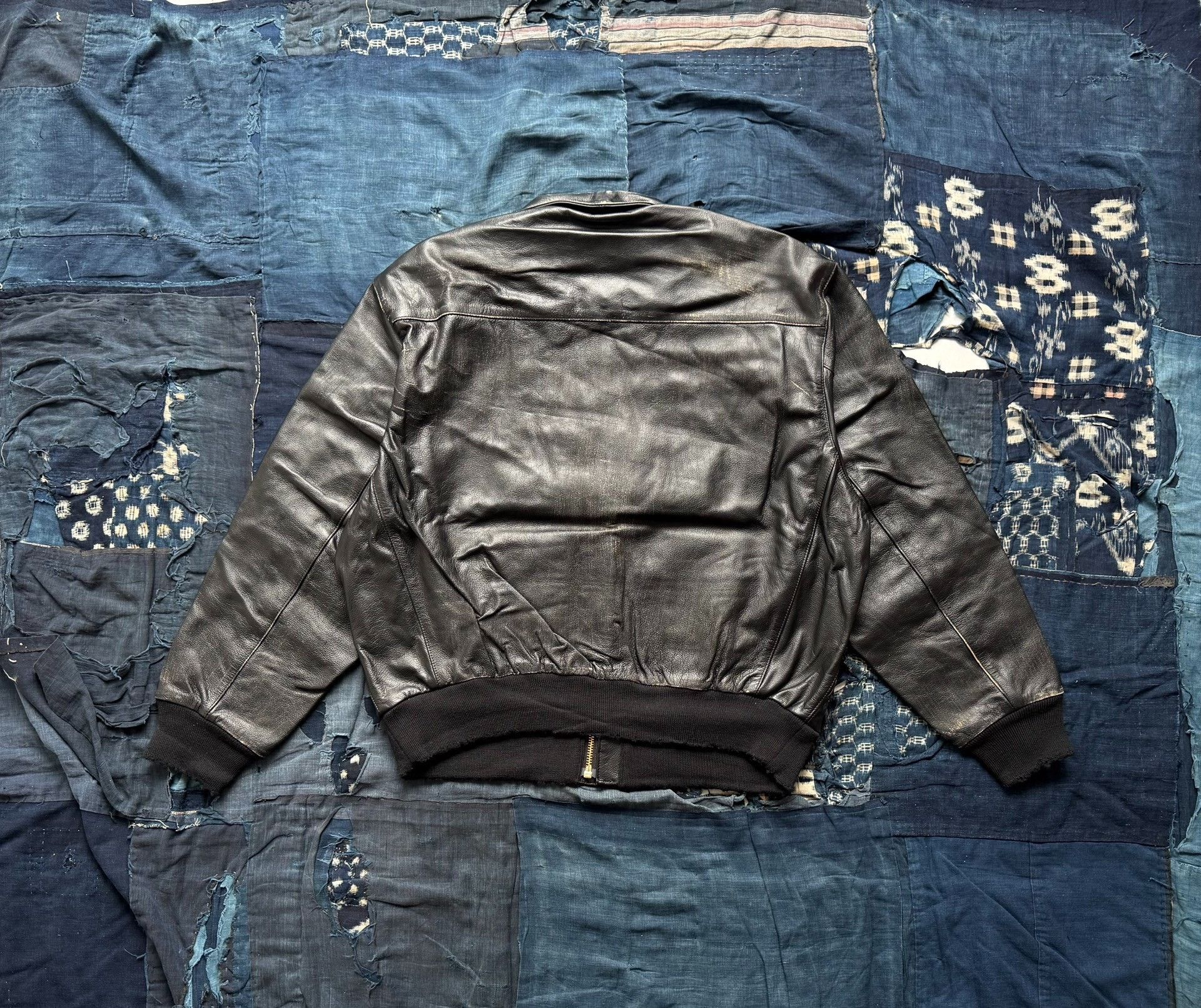 Madness MADNESS Leather A2 Aviator Jacket Size US L / EU 52-54 / 3 - 3 Thumbnail