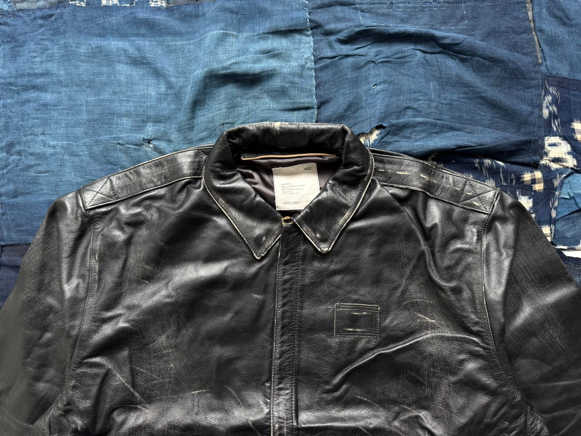 Madness MADNESS Leather A2 Aviator Jacket Size US L / EU 52-54 / 3 - 4 Thumbnail