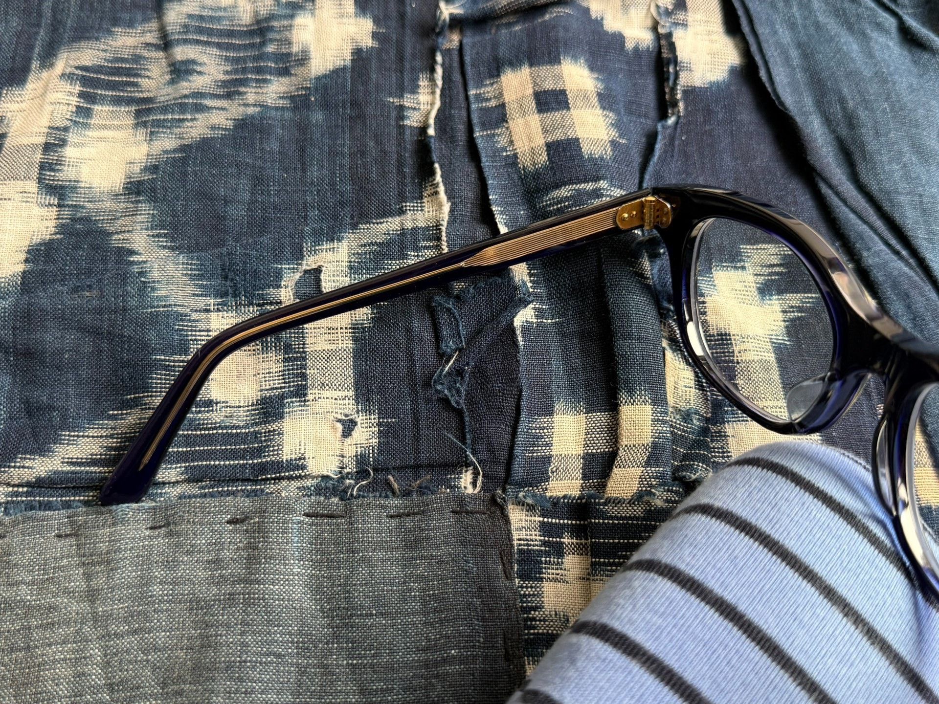 Hakusan Megane Baishan 1975 Tadpole Style Blue Glasses Size ONE SIZE - 9 Thumbnail