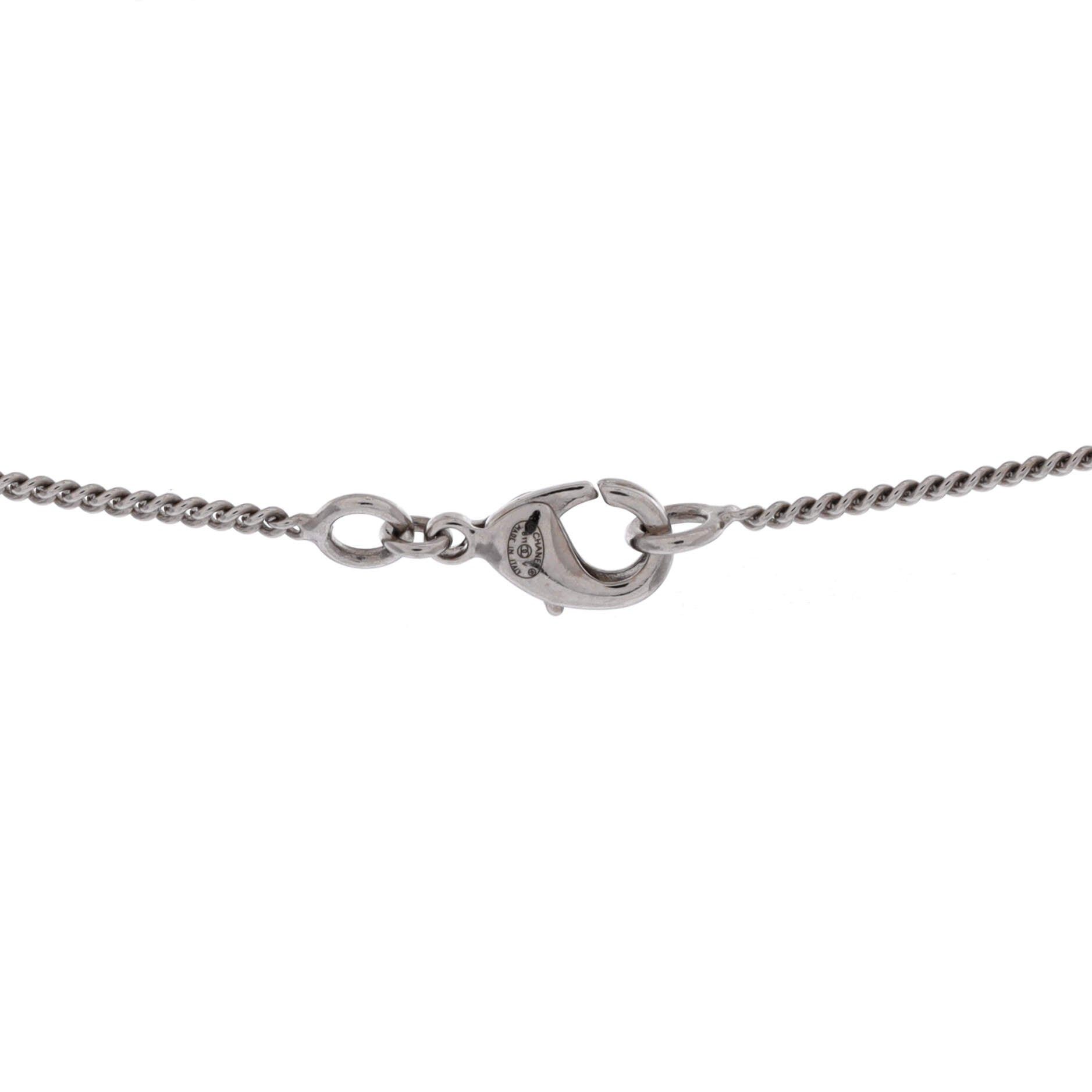 Chanel CC Crystal Logo Necklace Size ONE SIZE - 3 Thumbnail