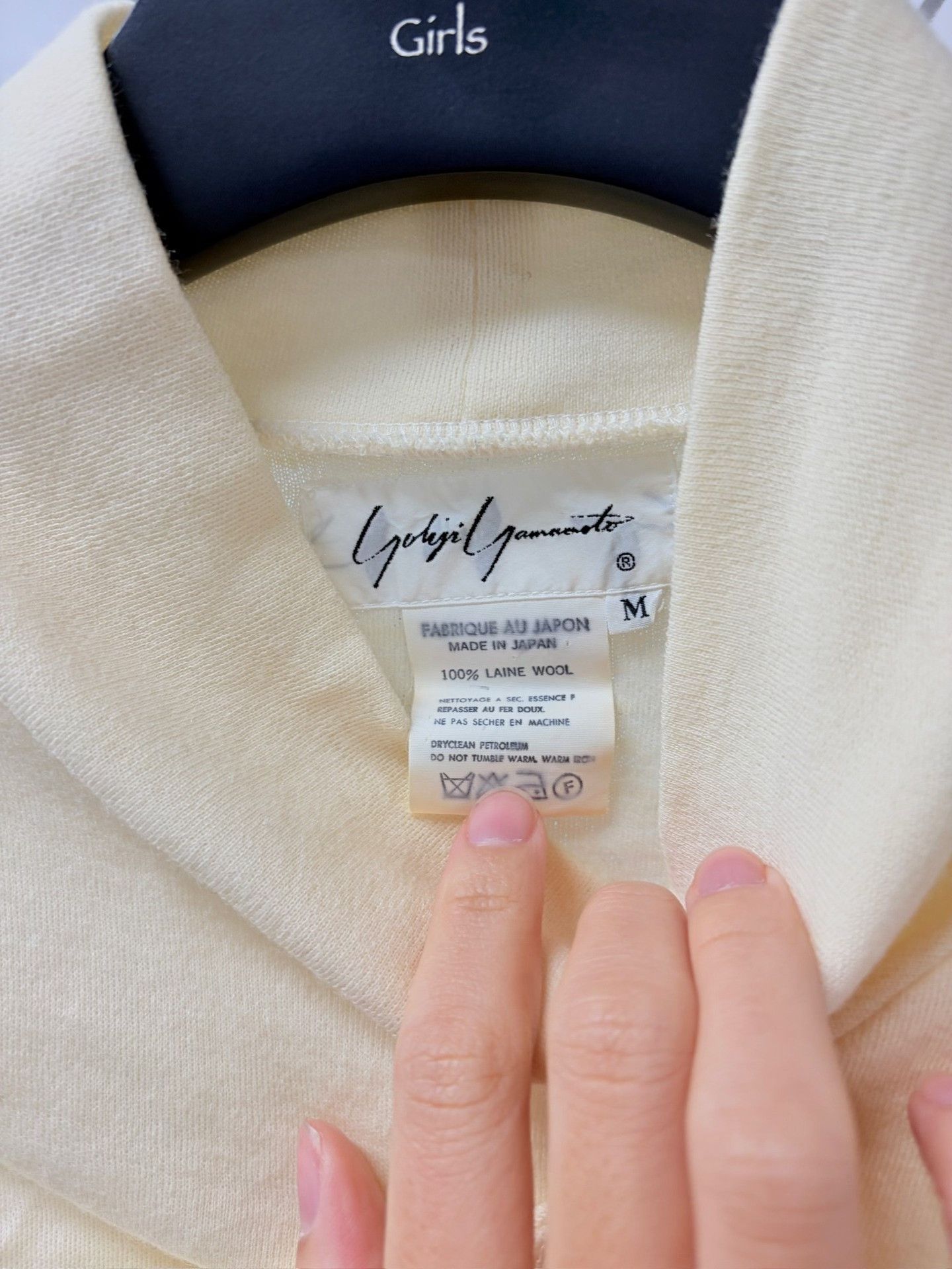 Yohji Yamamoto Yohji Yamamoto Wool Long Sleeve Size US M / EU 48-50 / 2 - 2 Thumbnail