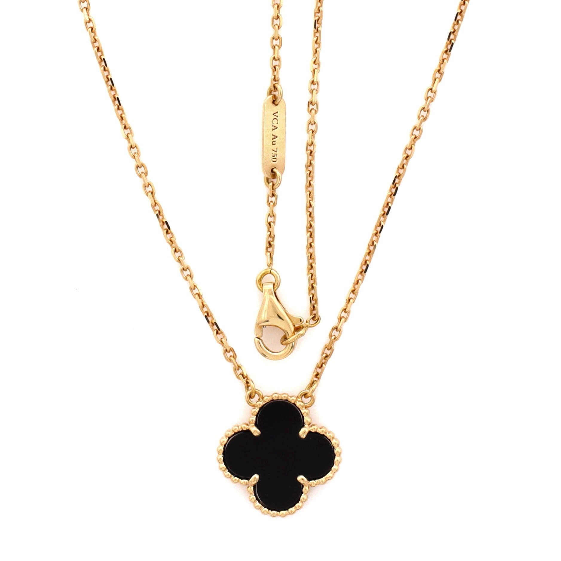 Van Cleef & Arpels Vintage Alhambra Pendant Necklace Size ONE SIZE - 3 Thumbnail
