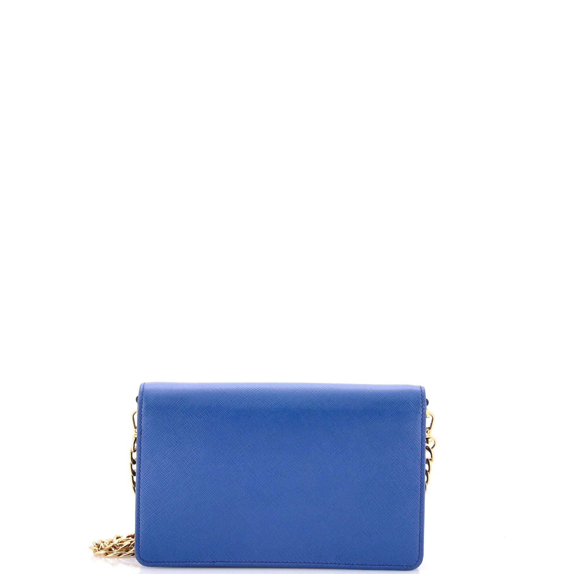 Prada Monochrome Wallet on Chain Size ONE SIZE - 3 Thumbnail