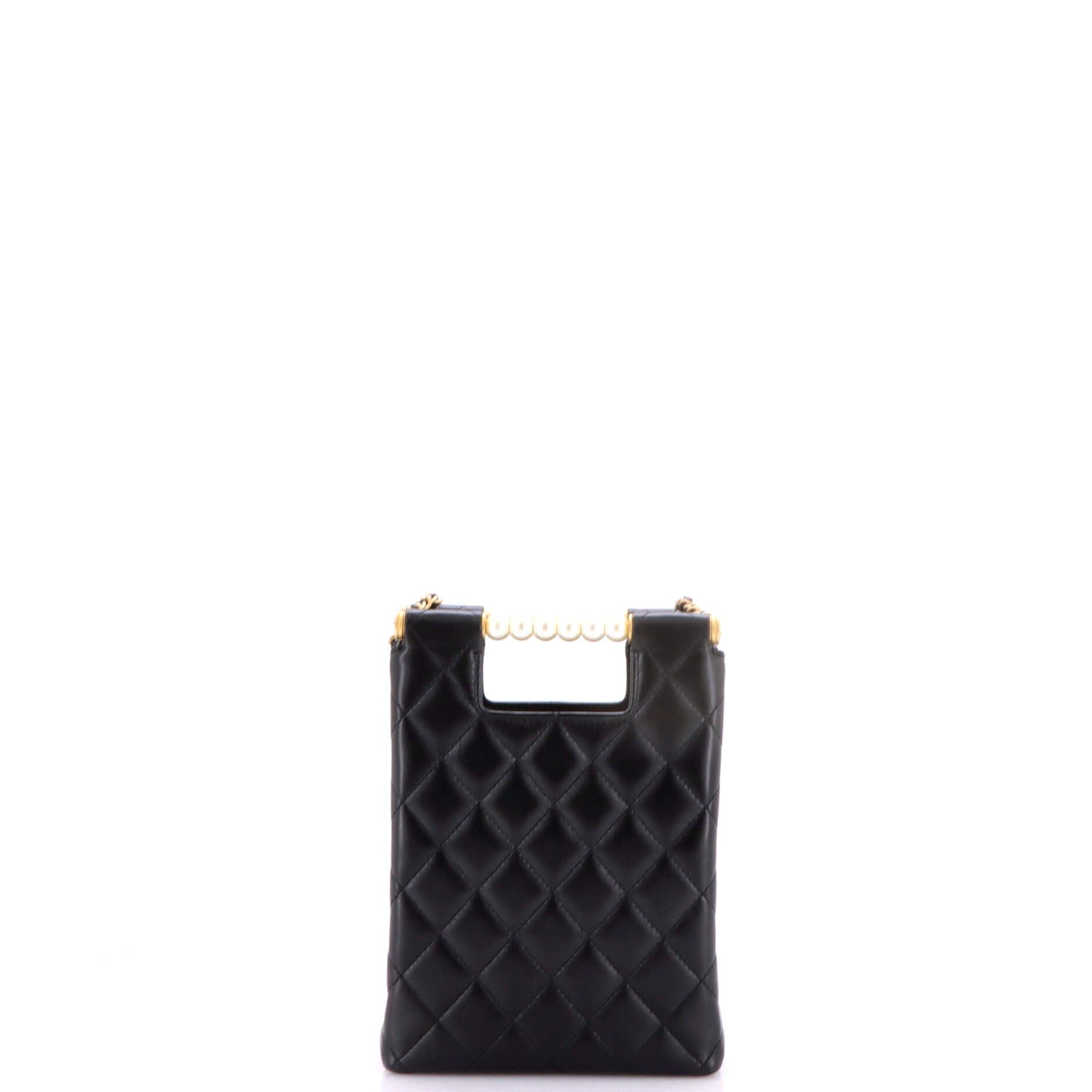 Chanel Chain Around Cut Out Handle Evening Tote Size ONE SIZE - 3 Thumbnail