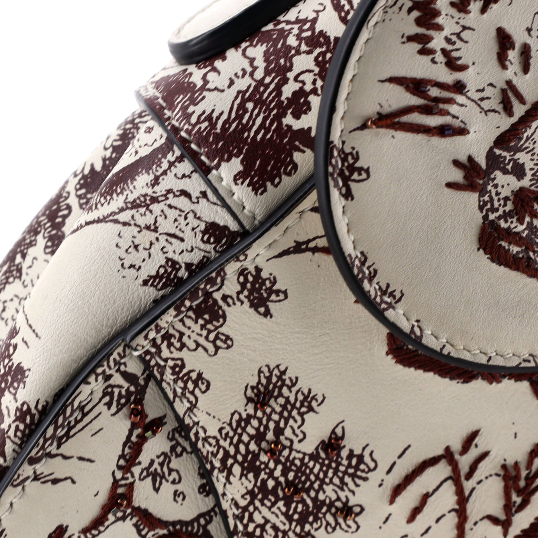 Dior Toile De Jouy Saddle Bag Size ONE SIZE - 6 Thumbnail