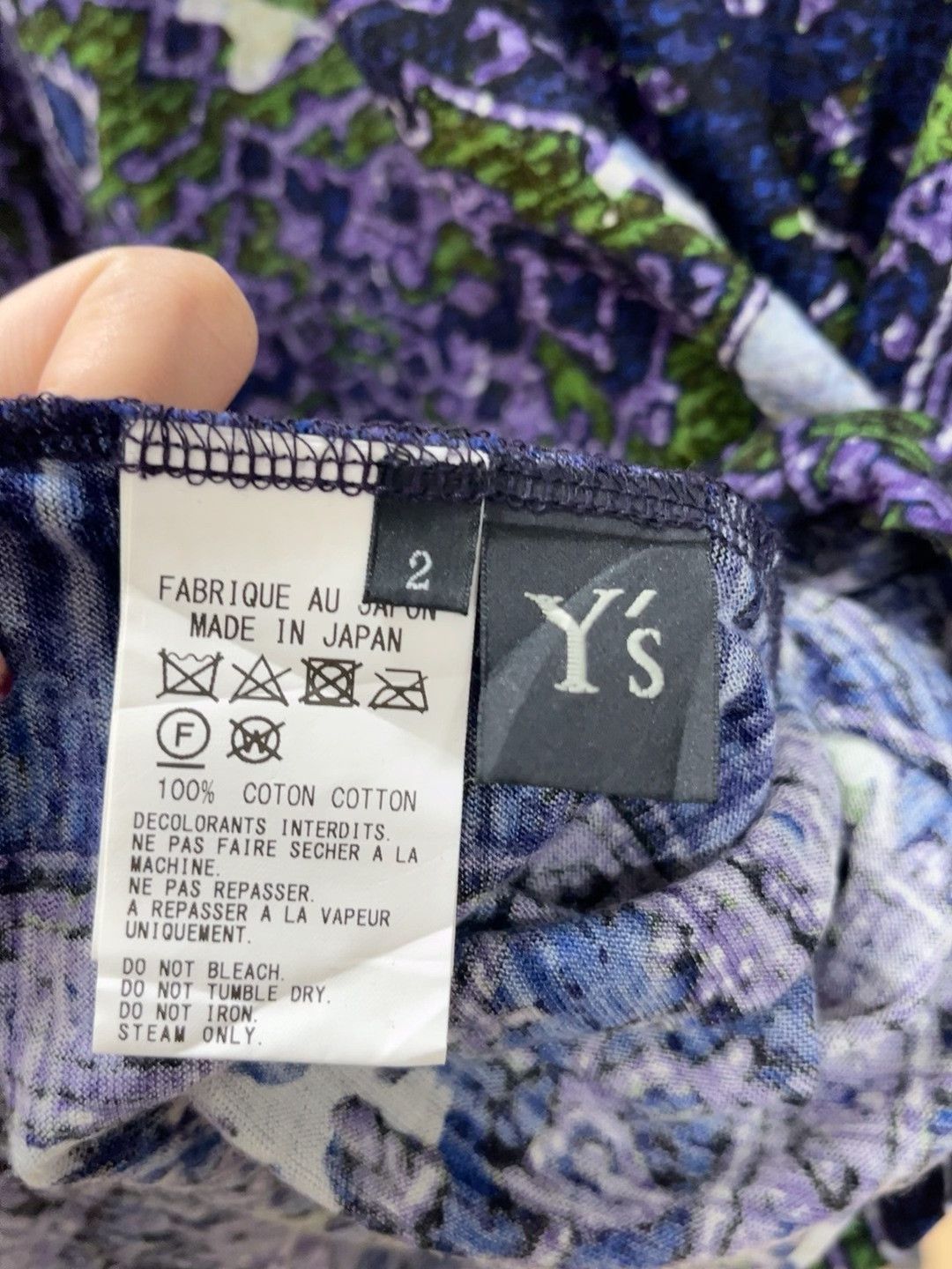 Yohji Yamamoto Yohji Yamamoto Y's Totem Print Top Size US M / EU 48-50 / 2 - 3 Thumbnail