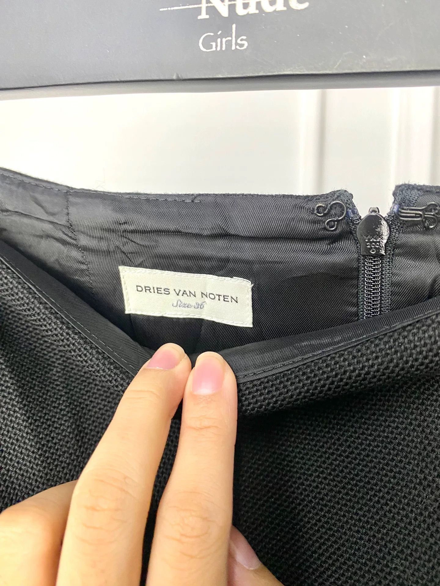 Dries Van Noten Dries Van Noten Spliced Irregular Skirt Size 37" - 2 Thumbnail