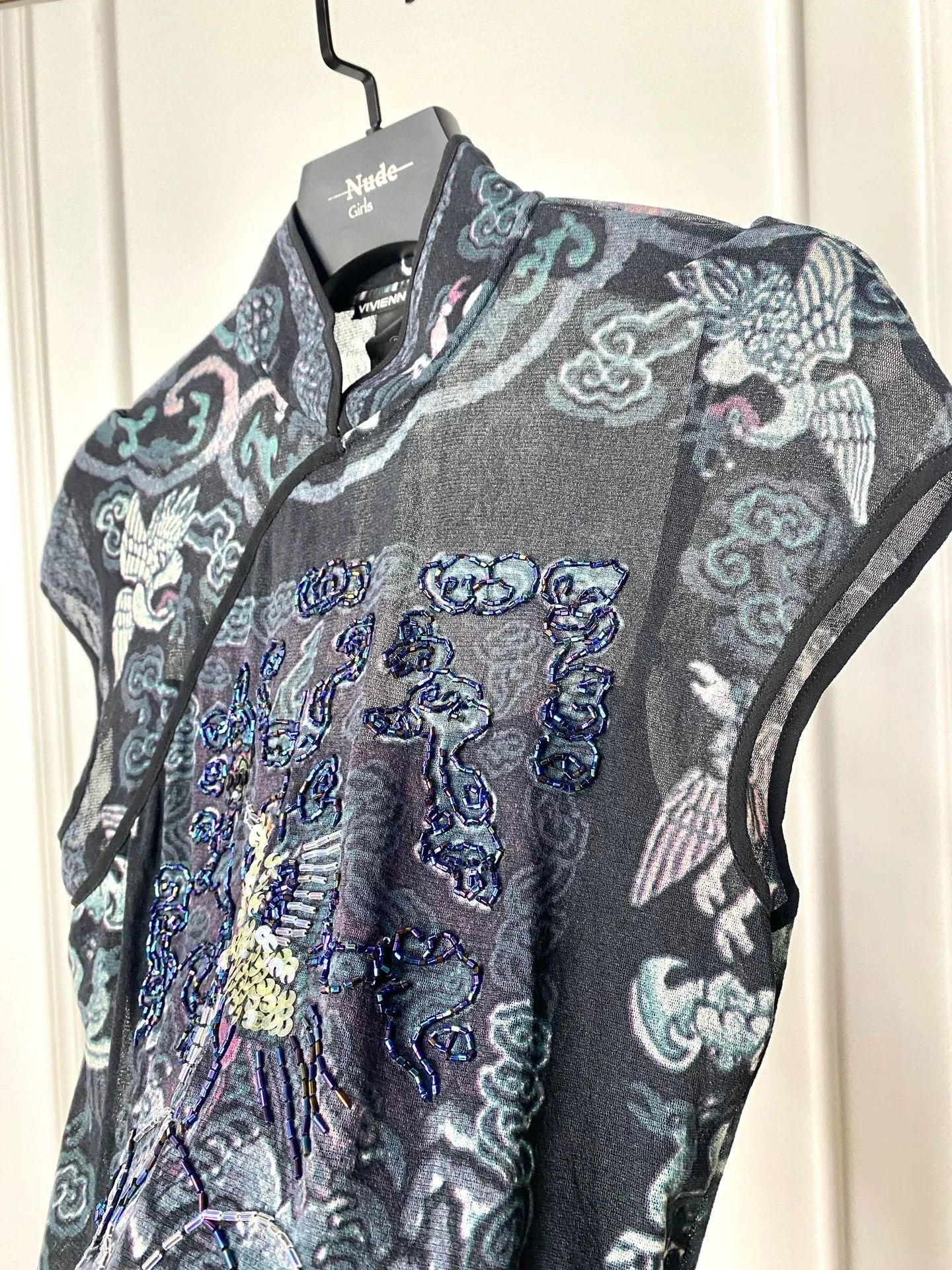 Vivienne Tam Vivienne Tam Dragon Mesh Qipao Size M / US 6-8 / IT 42-44 - 5 Thumbnail
