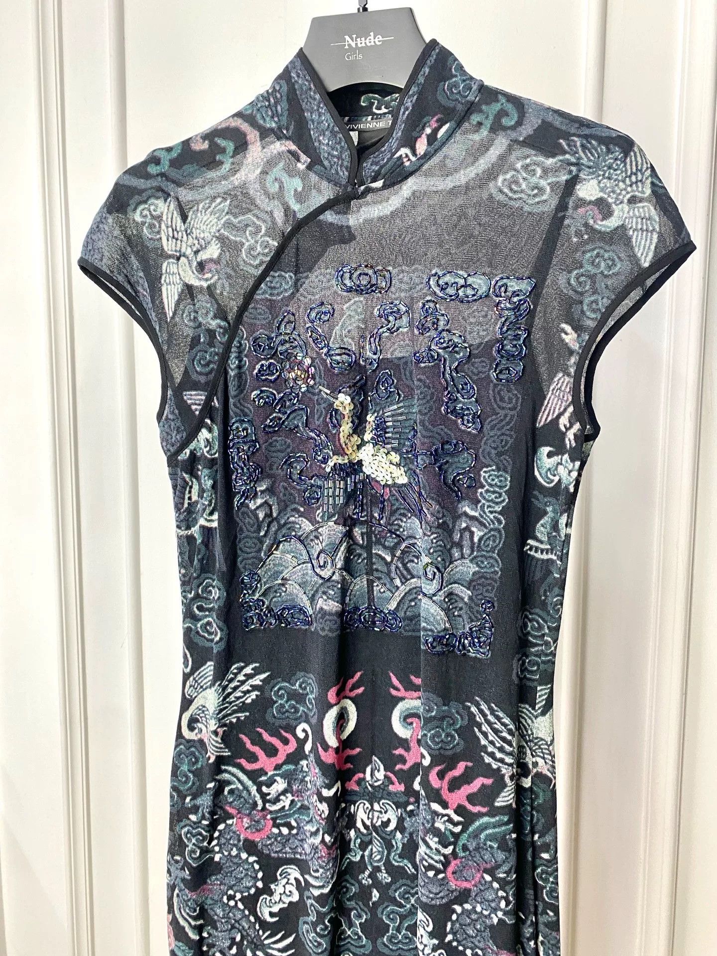 Vivienne Tam Vivienne Tam Dragon Mesh Qipao Size M / US 6-8 / IT 42-44 - 2 Thumbnail