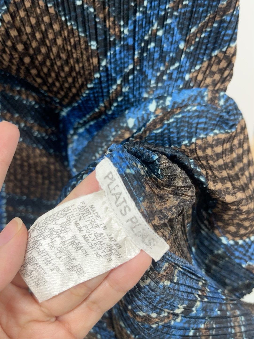 Pleats Please Issey Miyake Pleats Please ISSEY MIYAKE Blue Plaid Vest Size XL / US 12-14 / IT 48-50 - 3 Thumbnail