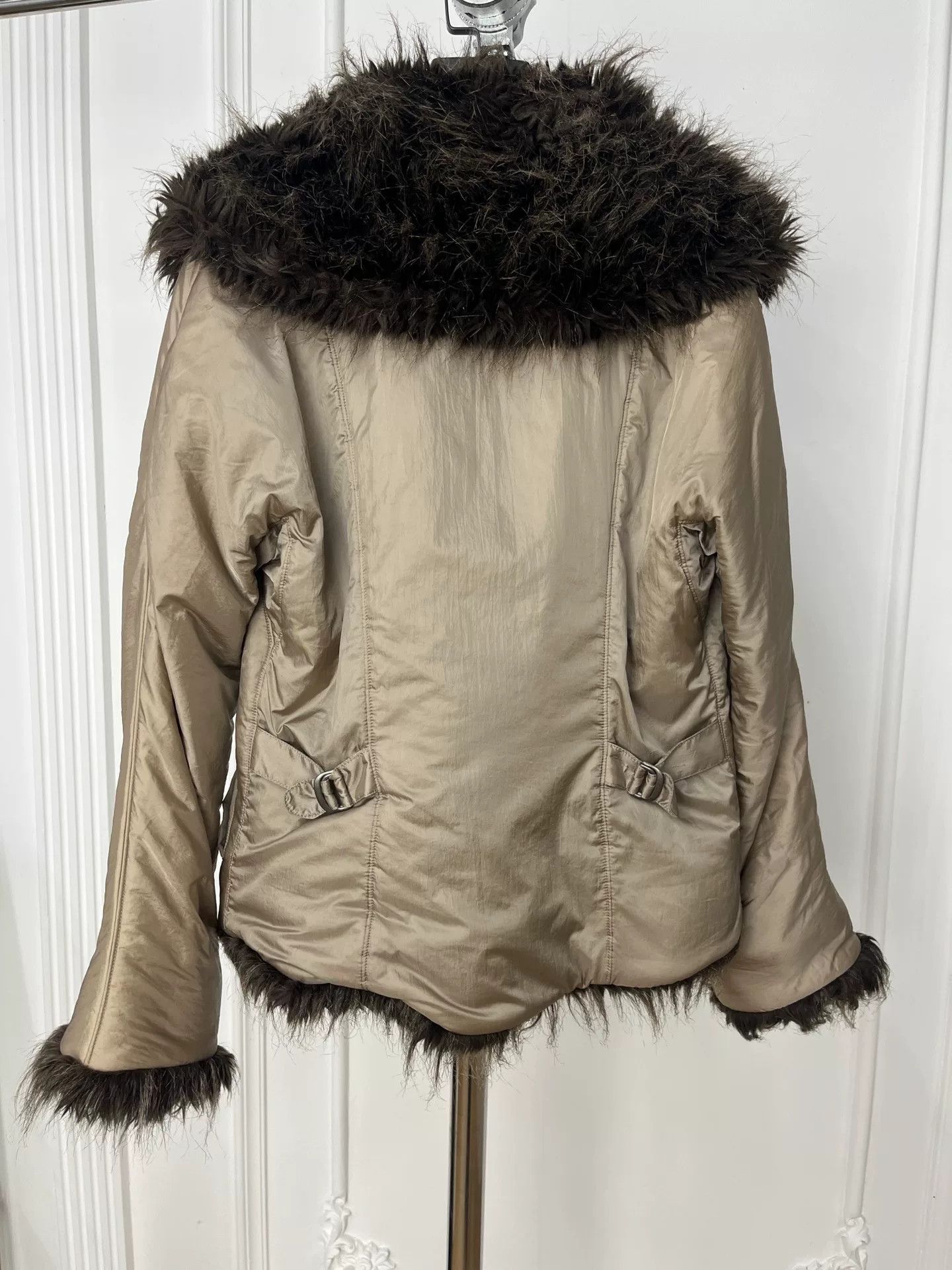 Issey Miyake Issey Miyake Fur Collar Cotton Coat Size M / US 6-8 / IT 42-44 - 2 Thumbnail