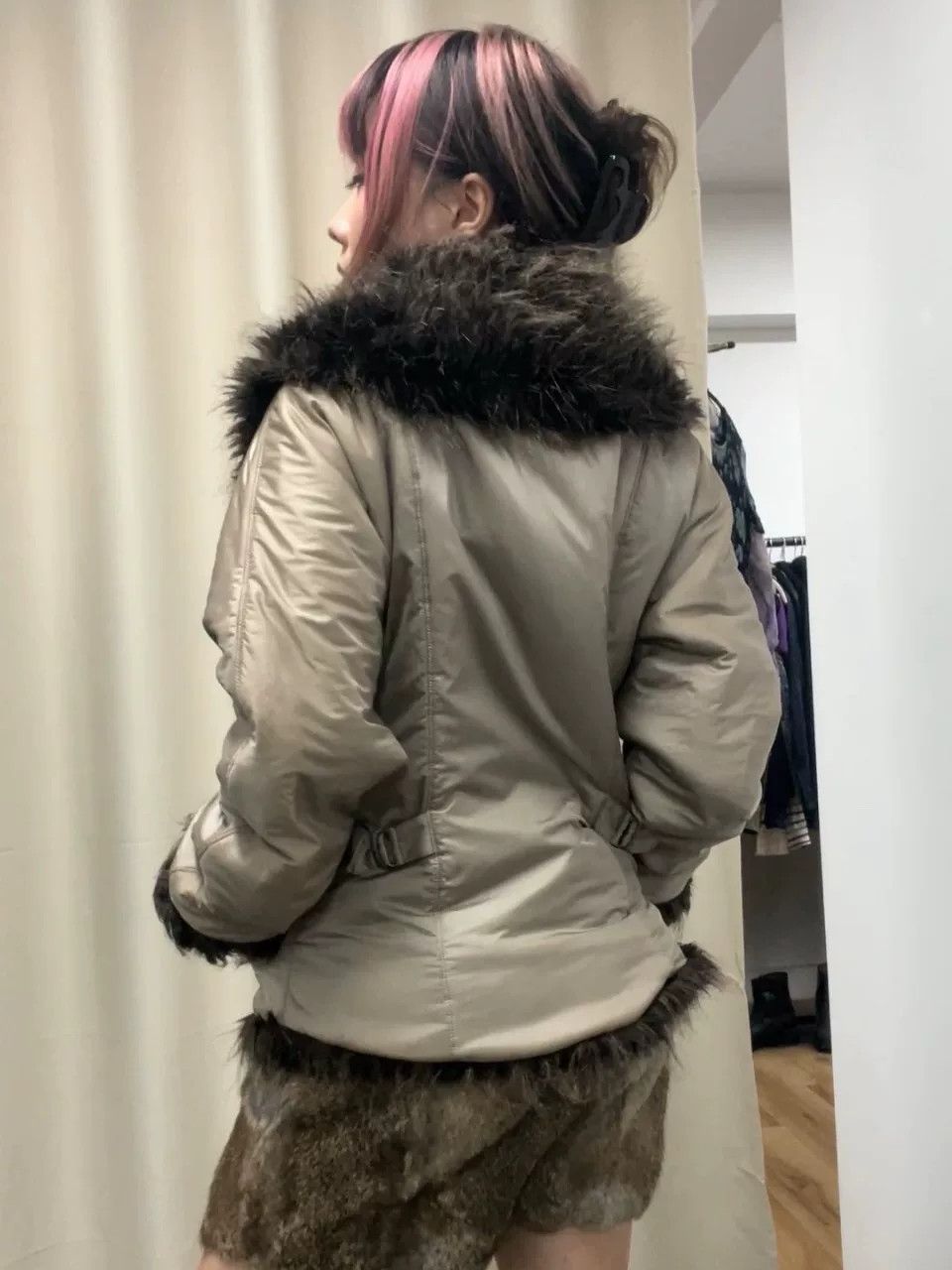 Issey Miyake Issey Miyake Fur Collar Cotton Coat Size M / US 6-8 / IT 42-44 - 3 Thumbnail