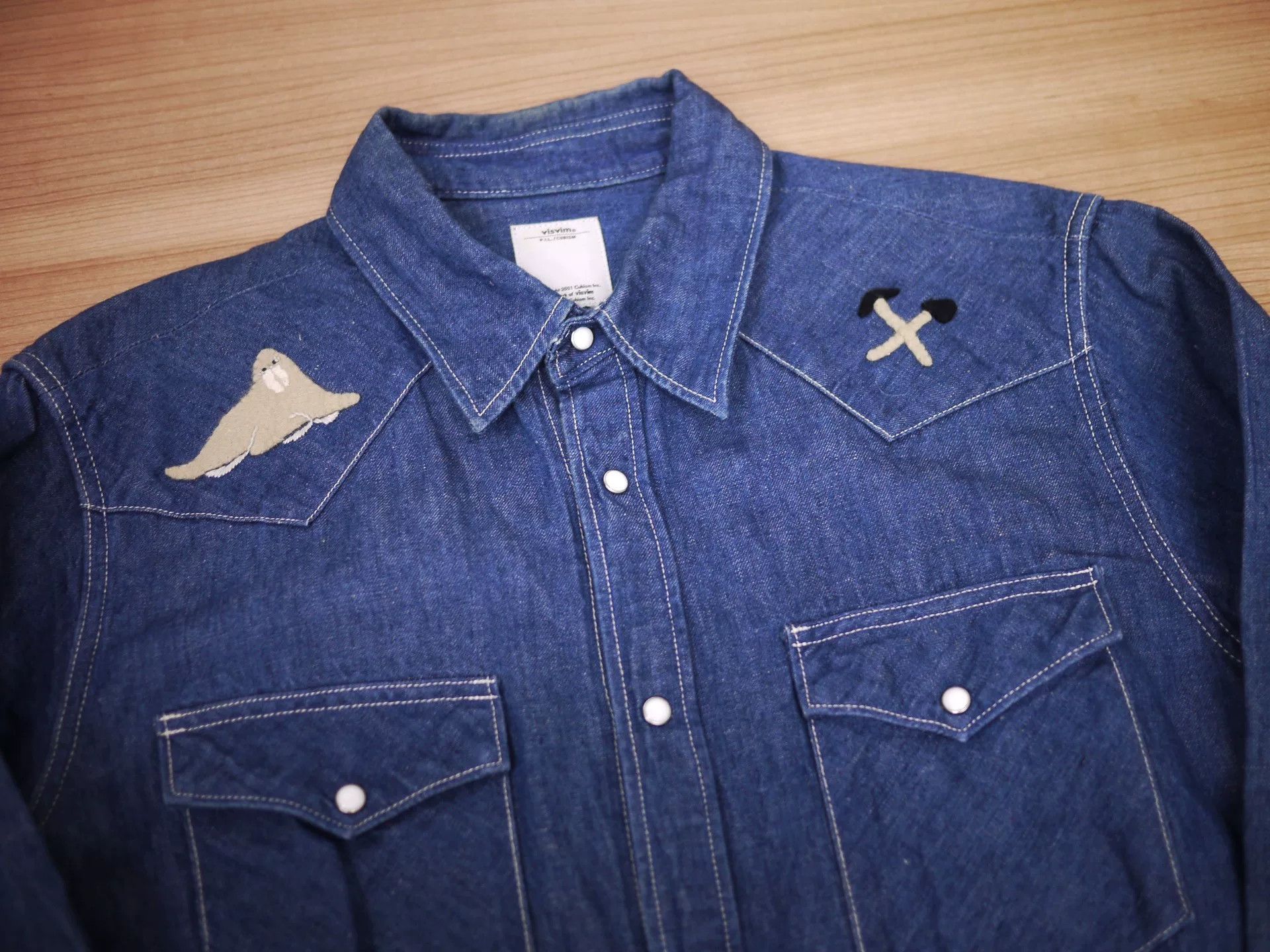 Visvim Visvim Social Sculpture OneWash Shirt Size US L / EU 52-54 / 3 - 3 Thumbnail