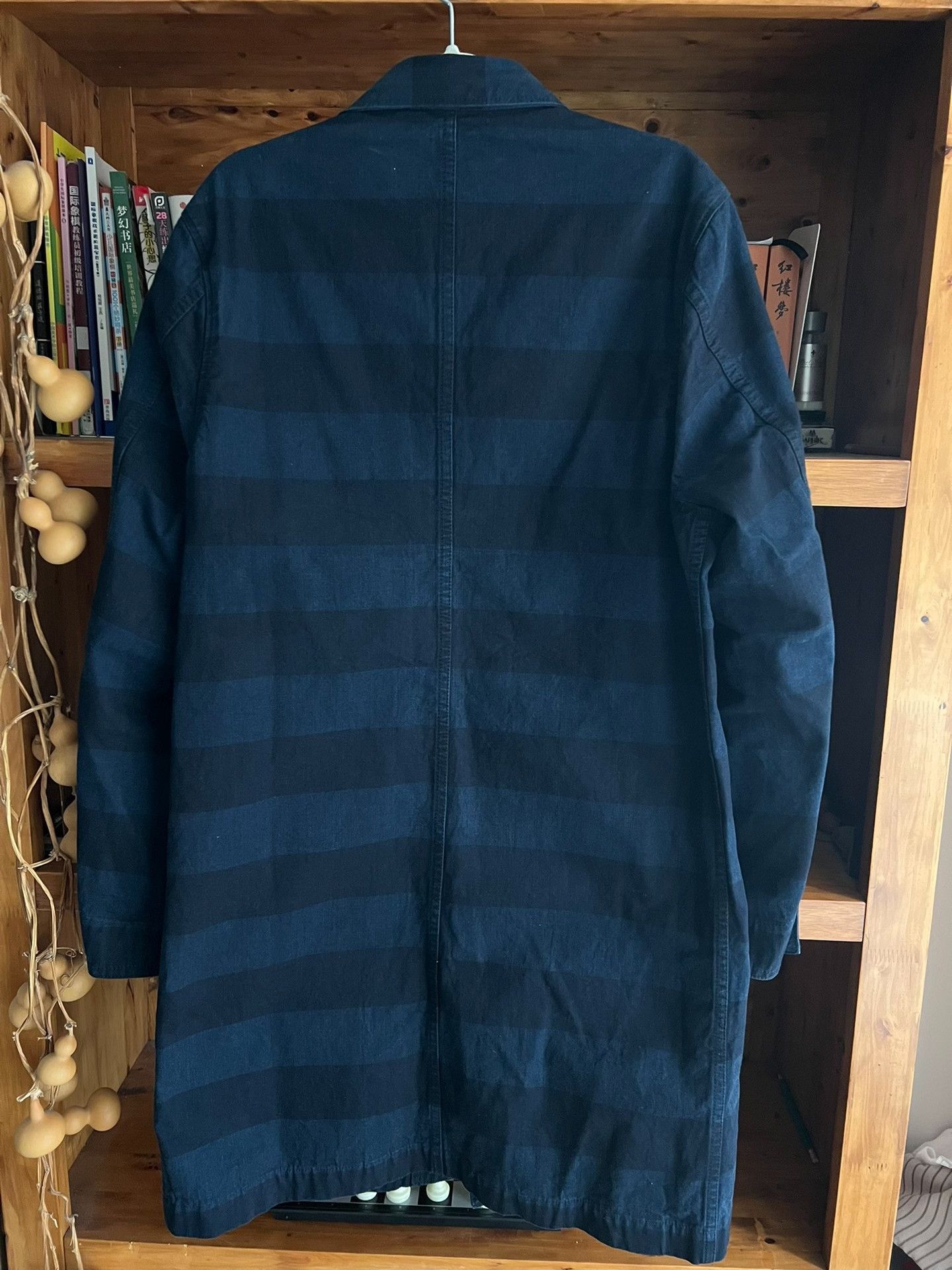 Pure Blue Japan Pure Blue Japan Denim Long Coat Size US L / EU 52-54 / 3 - 5 Thumbnail