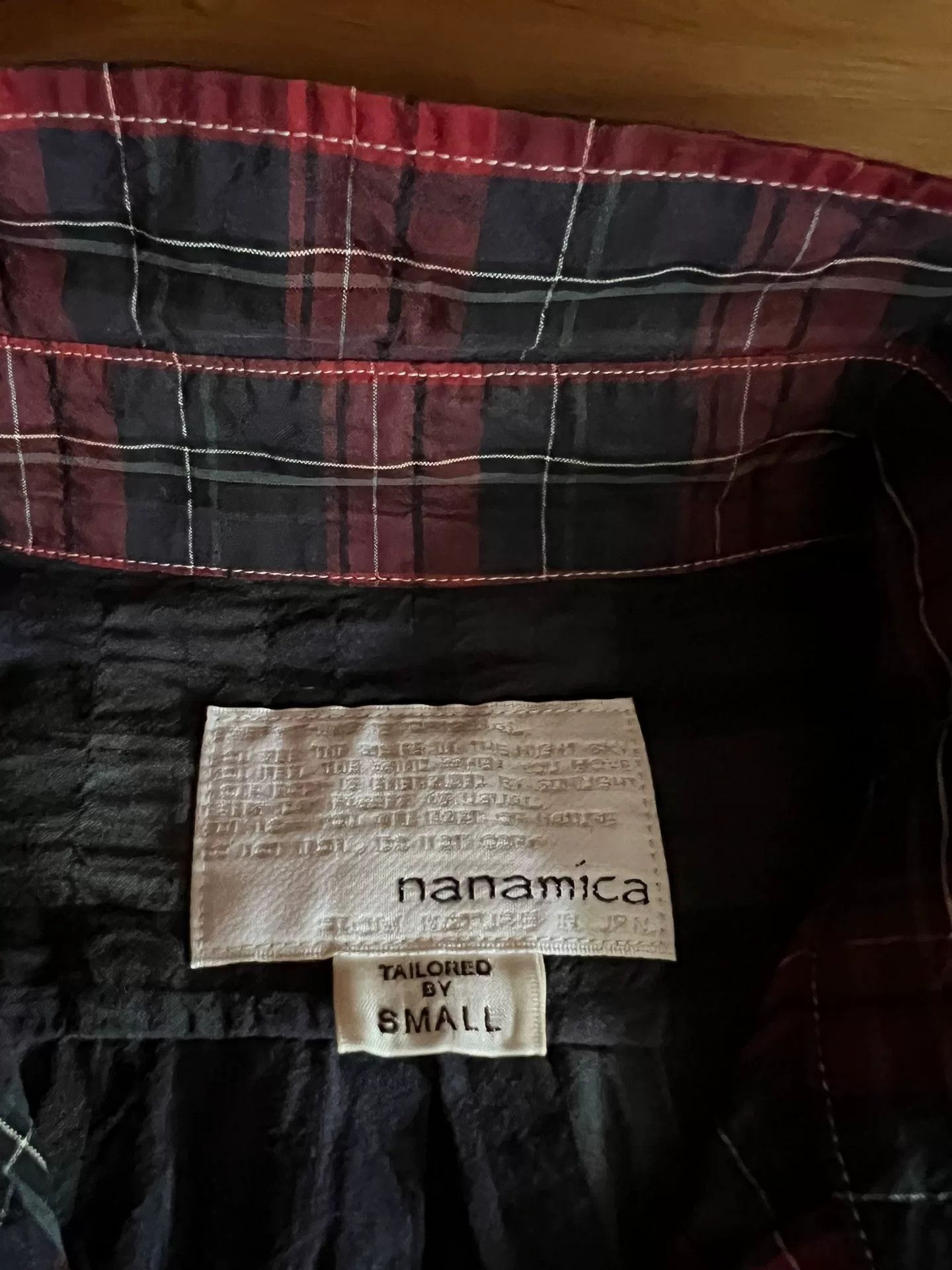 Nanamica Nanamica Checkered Patchwork Shirt Jacket Size US S / EU 44-46 / 1 - 8 Thumbnail