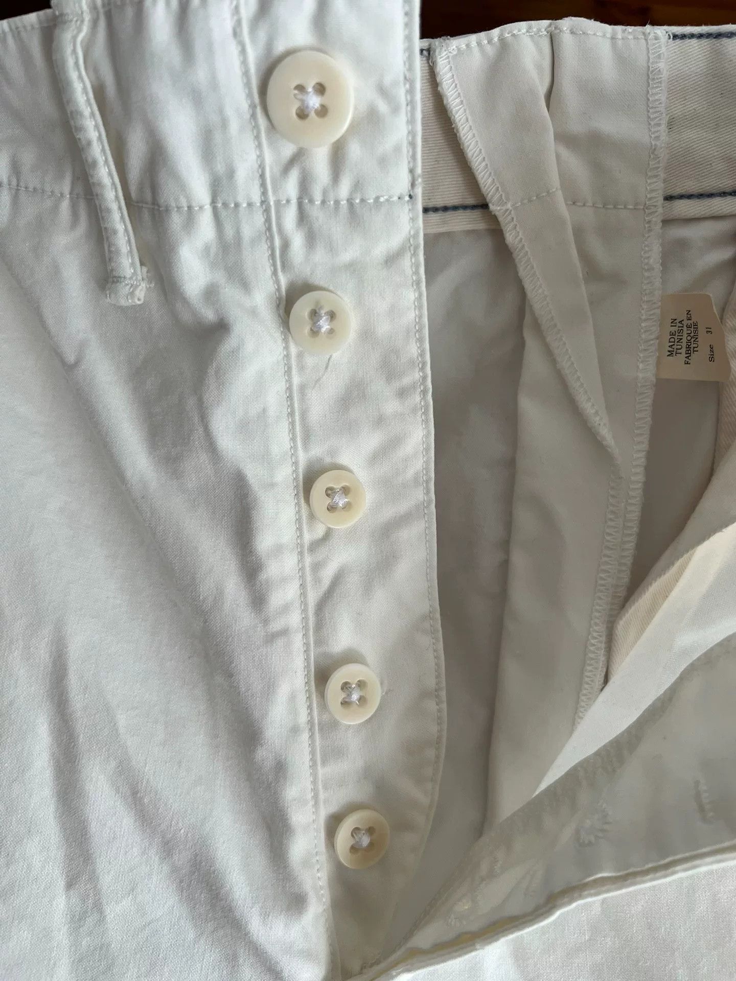 RRL Ralph Lauren RRL Double RL Vintage White Work Shorts Size US 31 - 5 Thumbnail