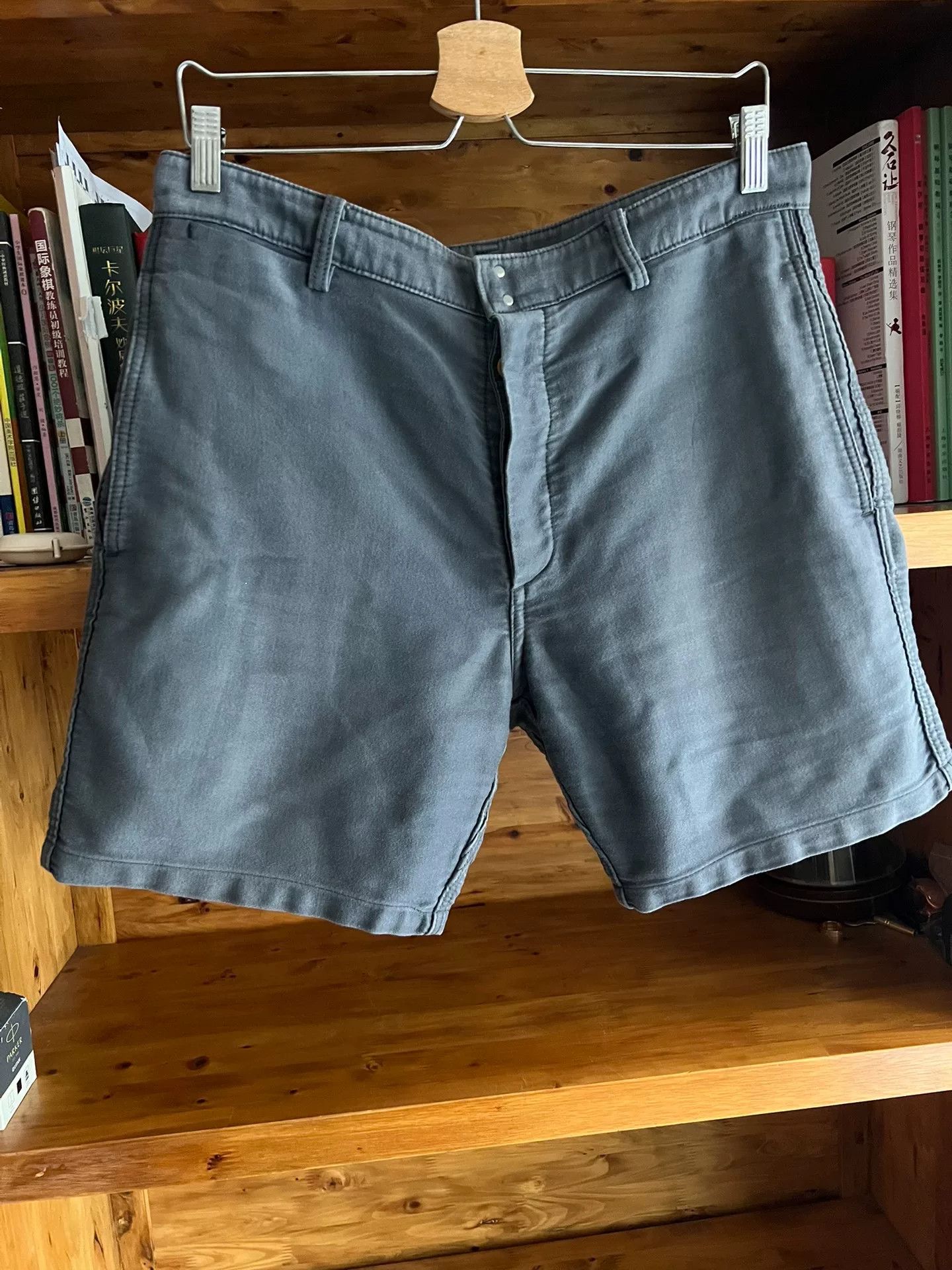 Visvim visvim 2014 Washed Gray-Blue Cargo Shorts Size US 26 / EU 42 - 2 Thumbnail