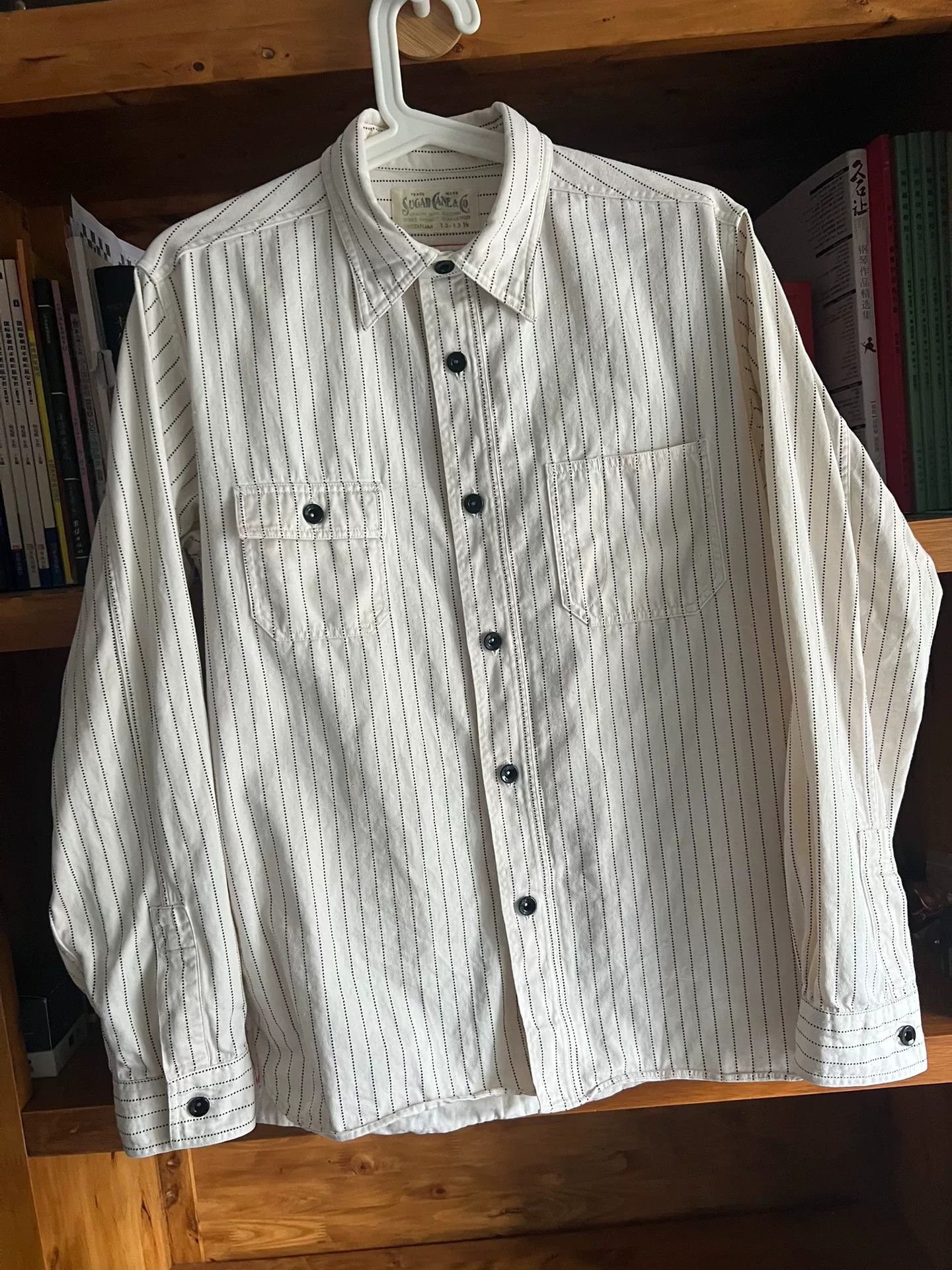 Sugar Cane Sugar Cane White WABASH Work Shirt Size US M / EU 48-50 / 2 - 2 Thumbnail