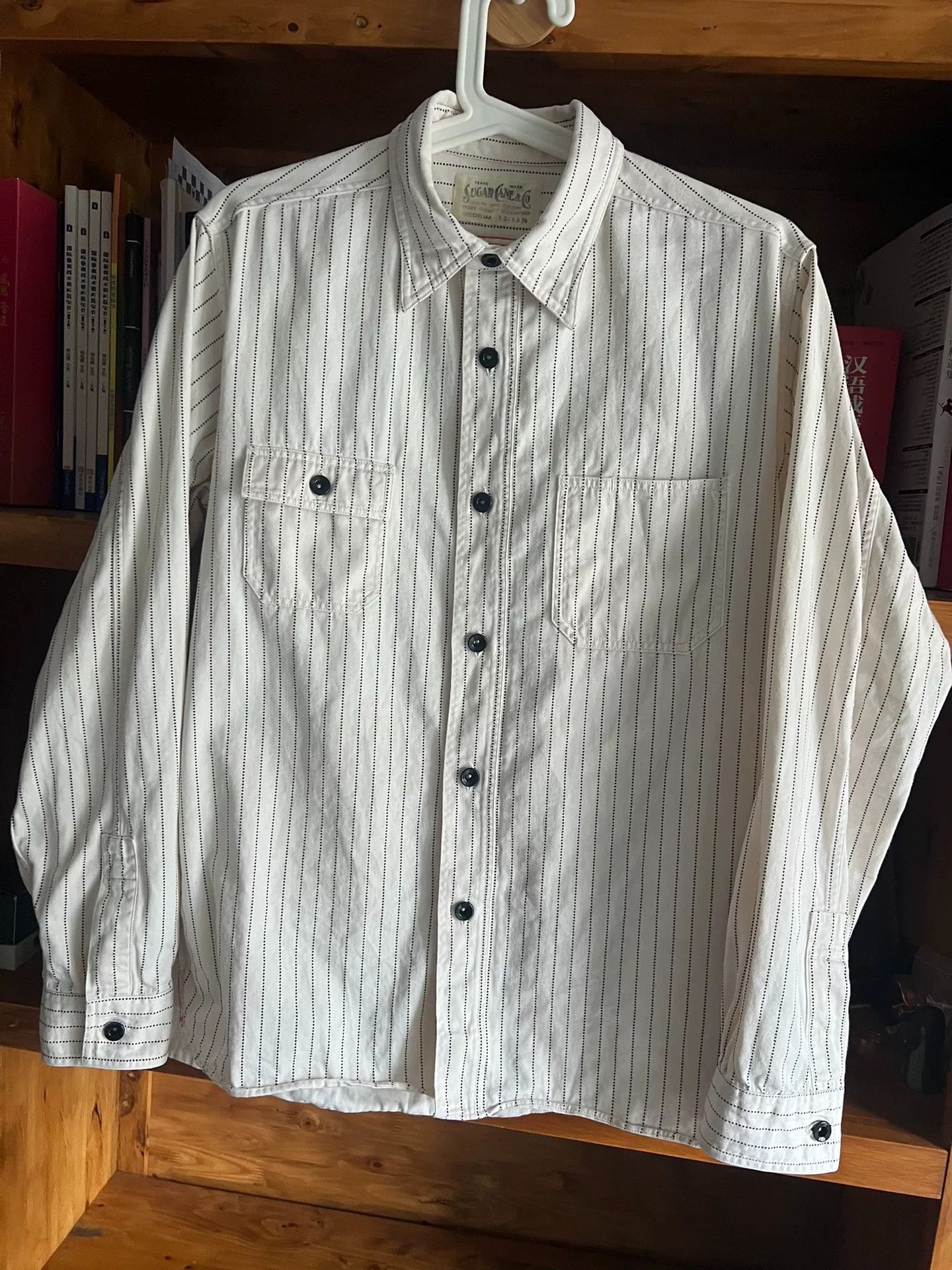 Sugar Cane Sugar Cane White WABASH Work Shirt Size US M / EU 48-50 / 2 - 3 Thumbnail