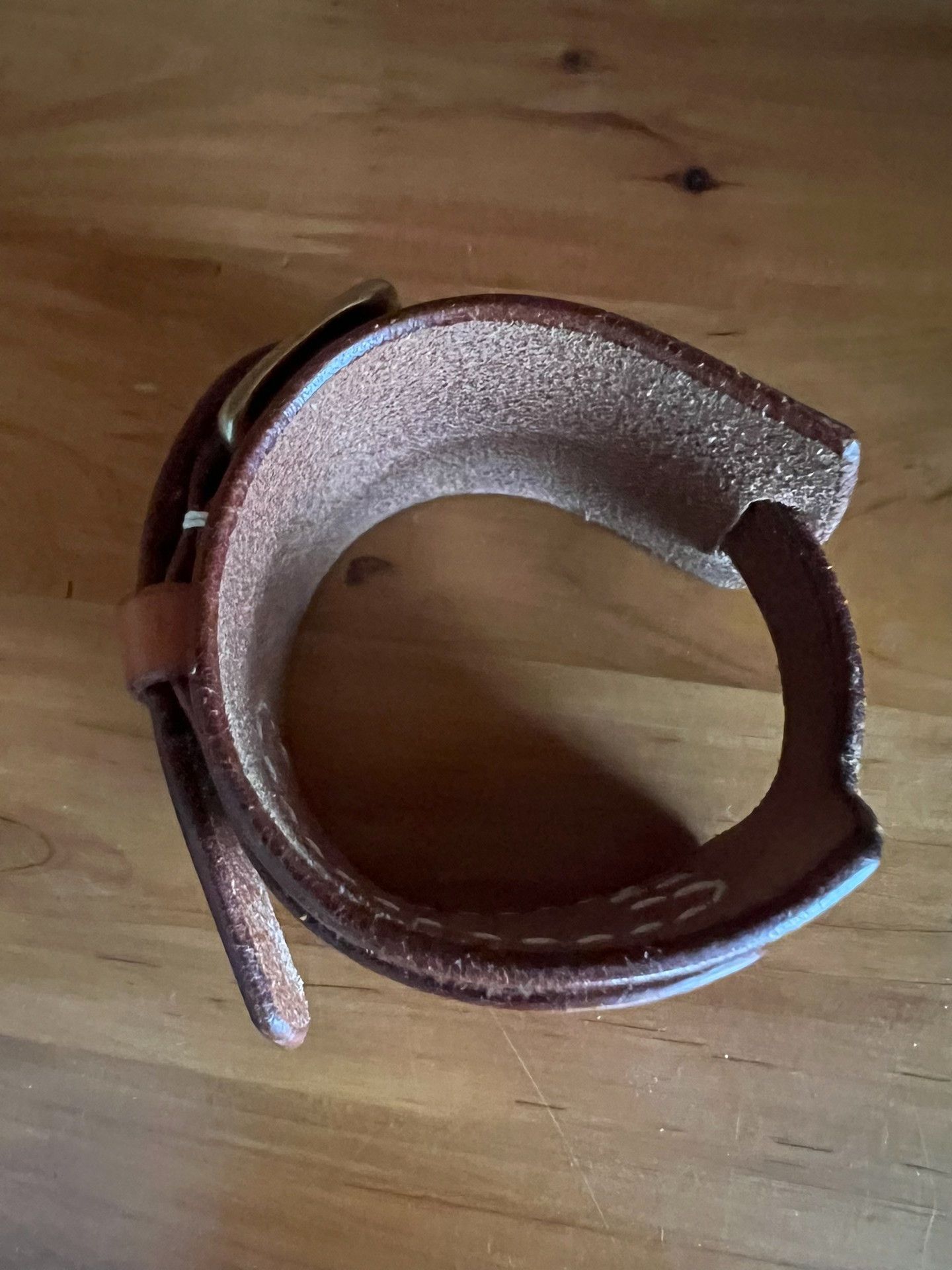 Japanese Brand Tenjin Works Genuine Japanese Oak Leather Bracelet Size ONE SIZE - 5 Thumbnail