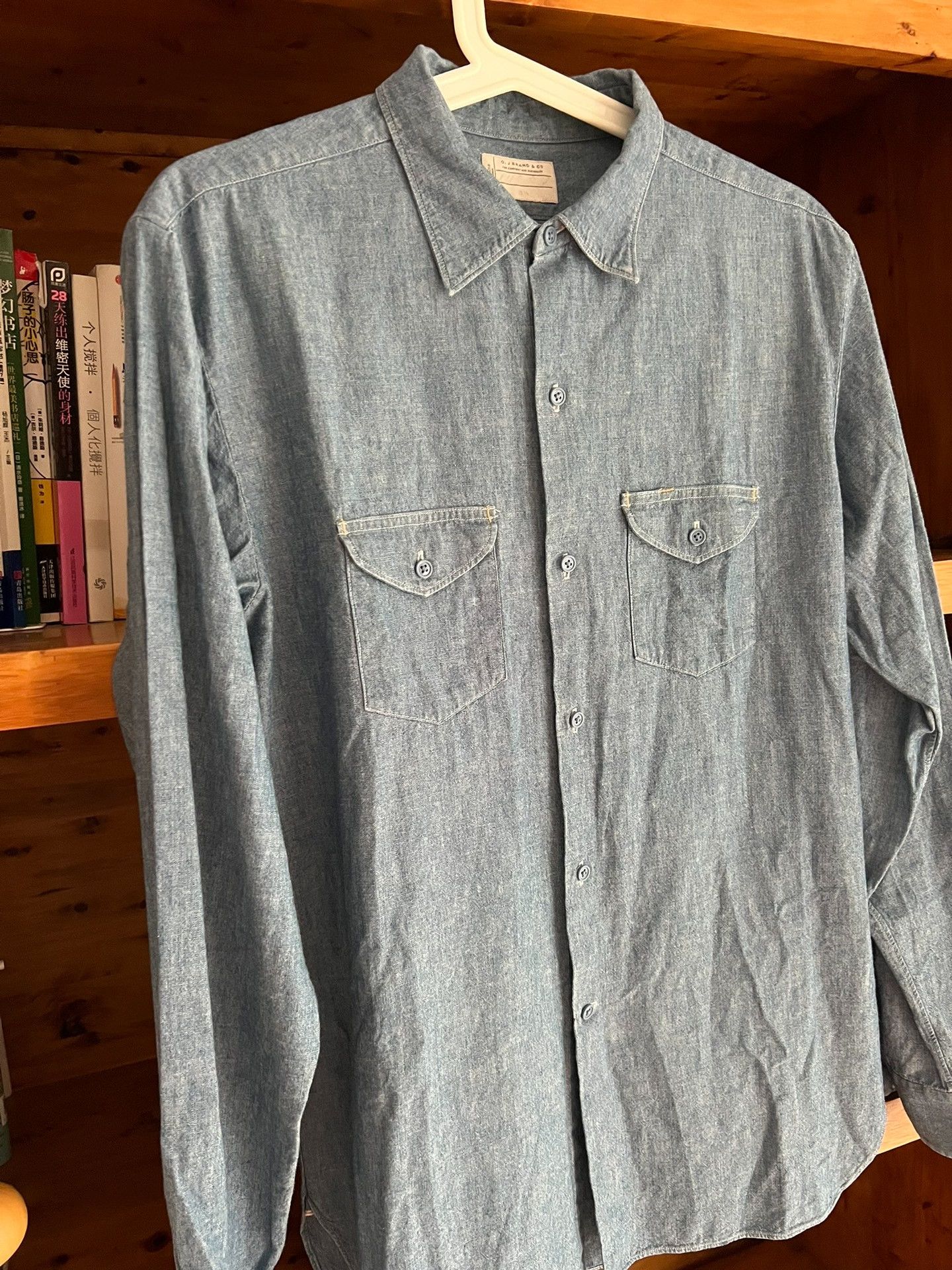 Oldblue Co. Old Joe Vintage Indigo Denim Work Shirt Size US S / EU 44-46 / 1 - 2 Thumbnail