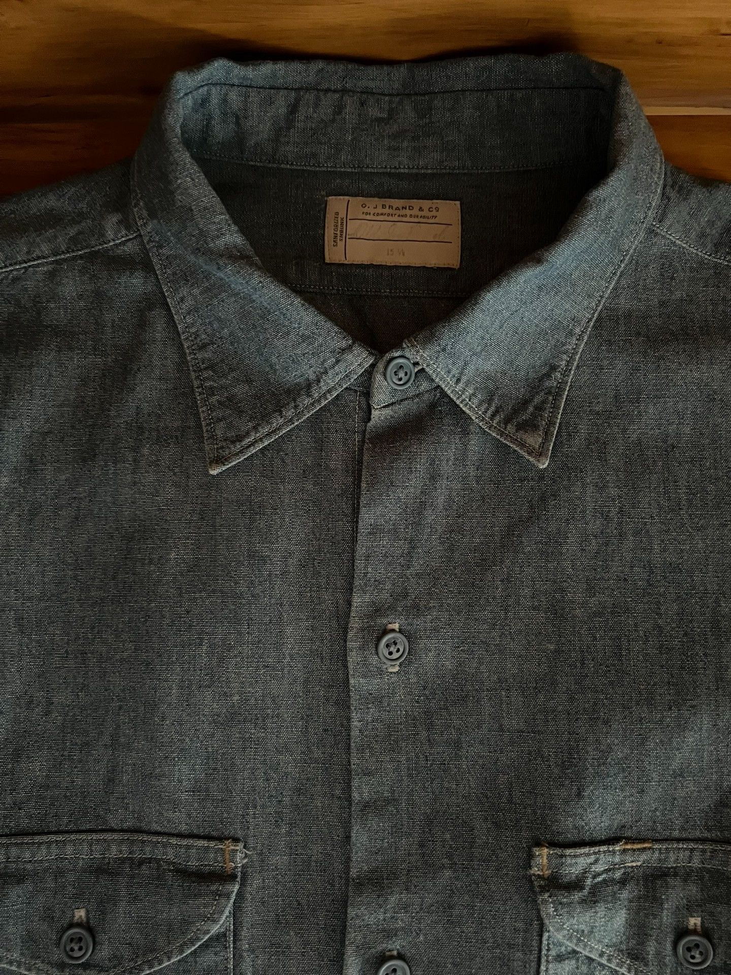 Oldblue Co. Old Joe Vintage Indigo Denim Work Shirt Size US S / EU 44-46 / 1 - 9 Thumbnail