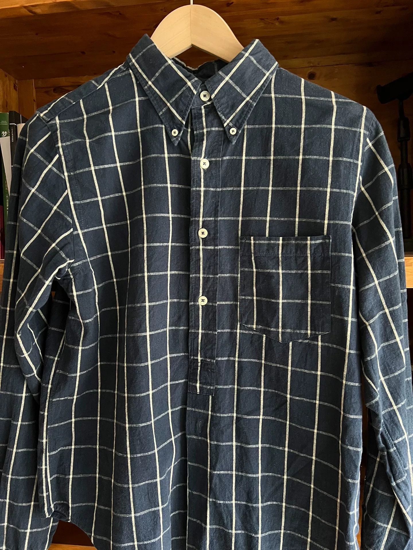 Freewheelers Freewheelers Indigo Plaid Linen Shirt Size US M / EU 48-50 / 2 - 3 Thumbnail