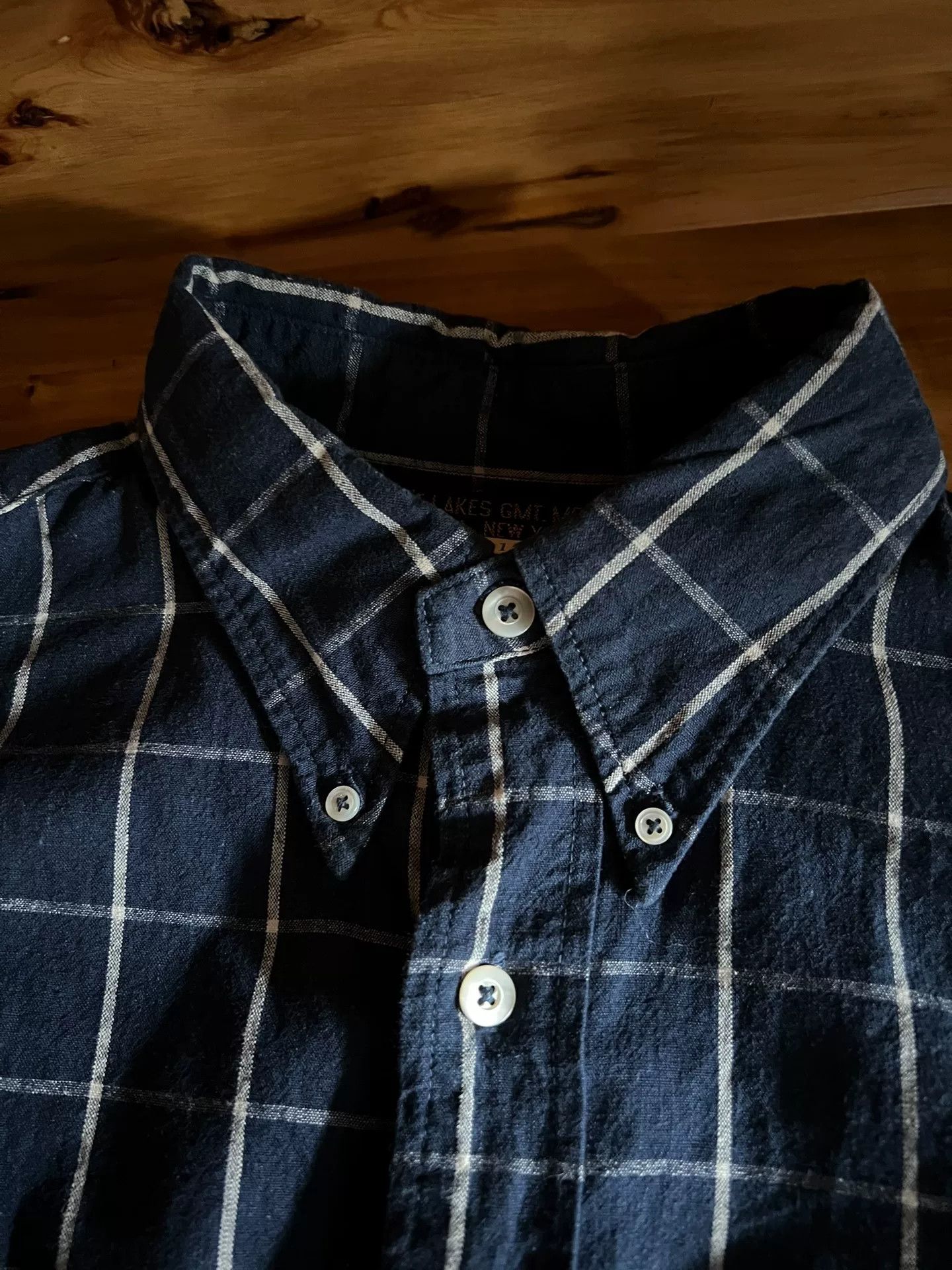 Freewheelers Freewheelers Indigo Plaid Linen Shirt Size US M / EU 48-50 / 2 - 6 Thumbnail